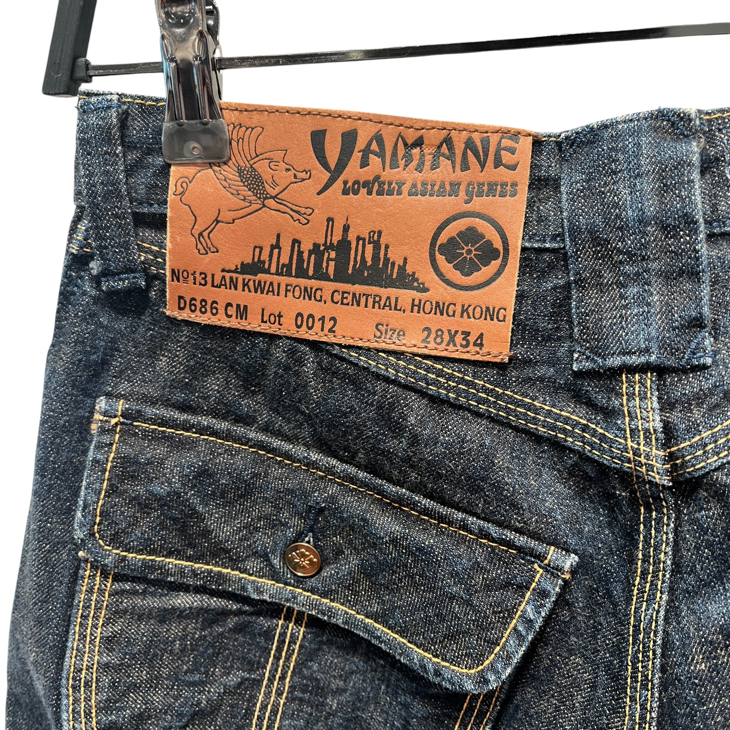 EVISU YAMANE/Straight Pants/28/Denim/NVY/Button Fly/Lovely Asian Genes Hong Kong view 4