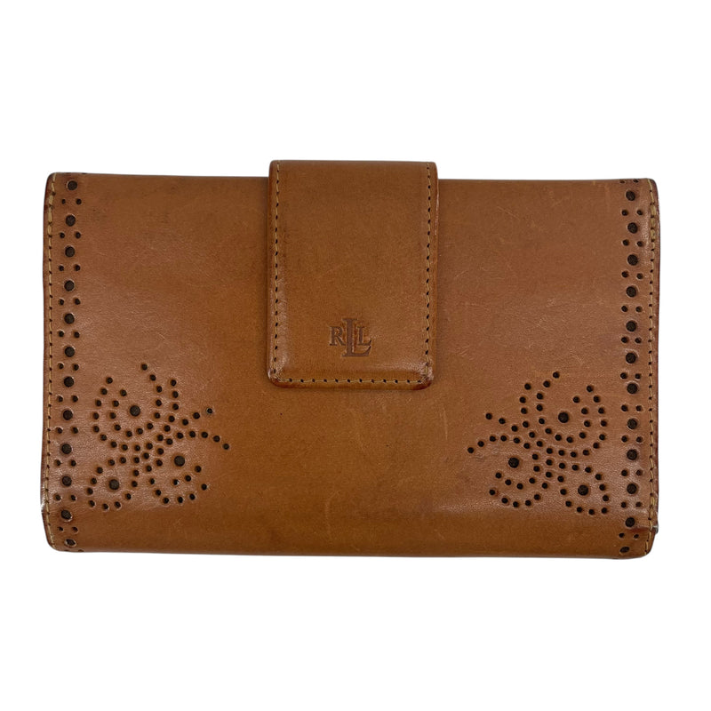 RALPH LAUREN/Wallet/Leather/CML/BUTTON SNAP