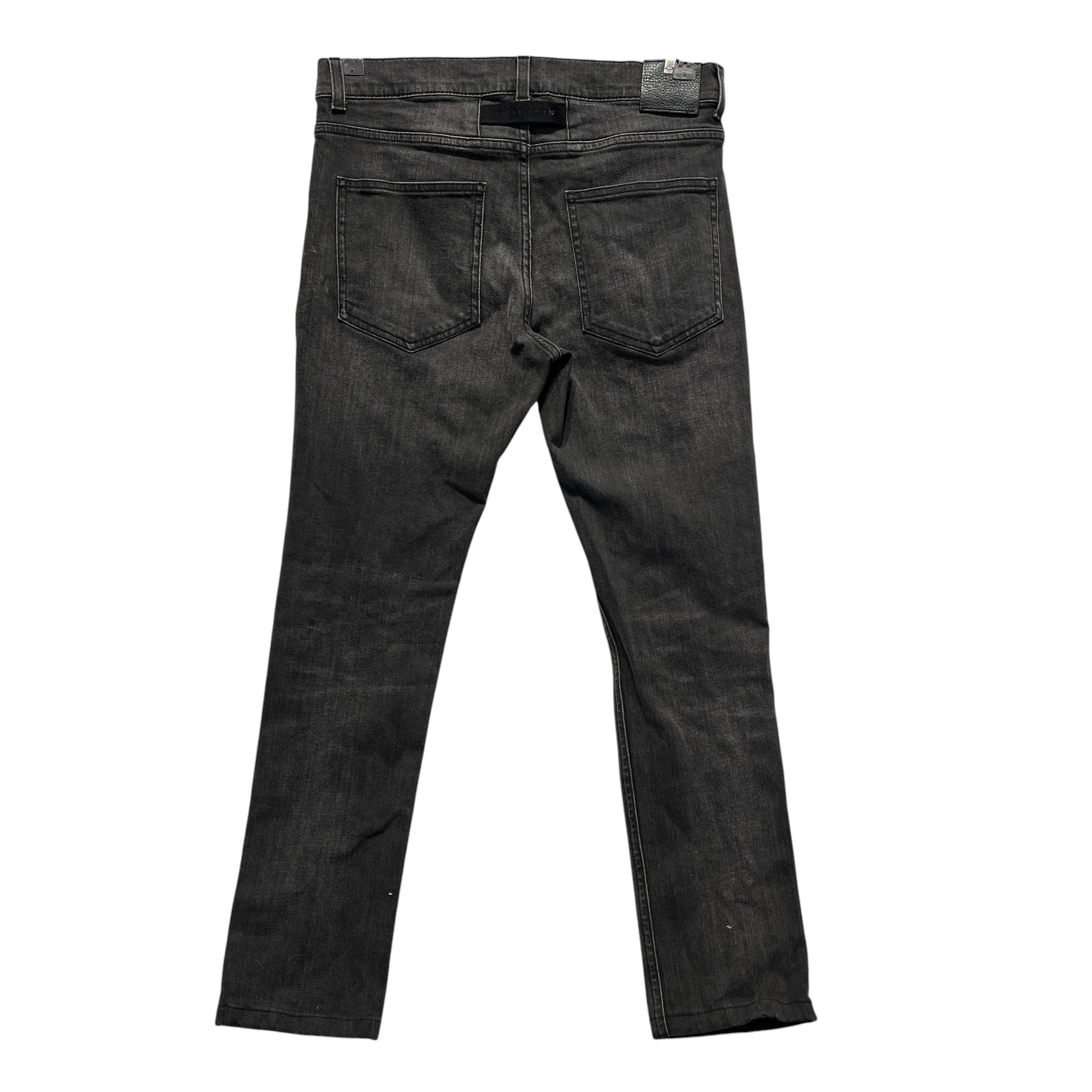 1017 ALYX 9SM(ALYX)/Skinny Pants/30/Denim/BLK/Button Fly/BUCKLE ON FRONT view 2