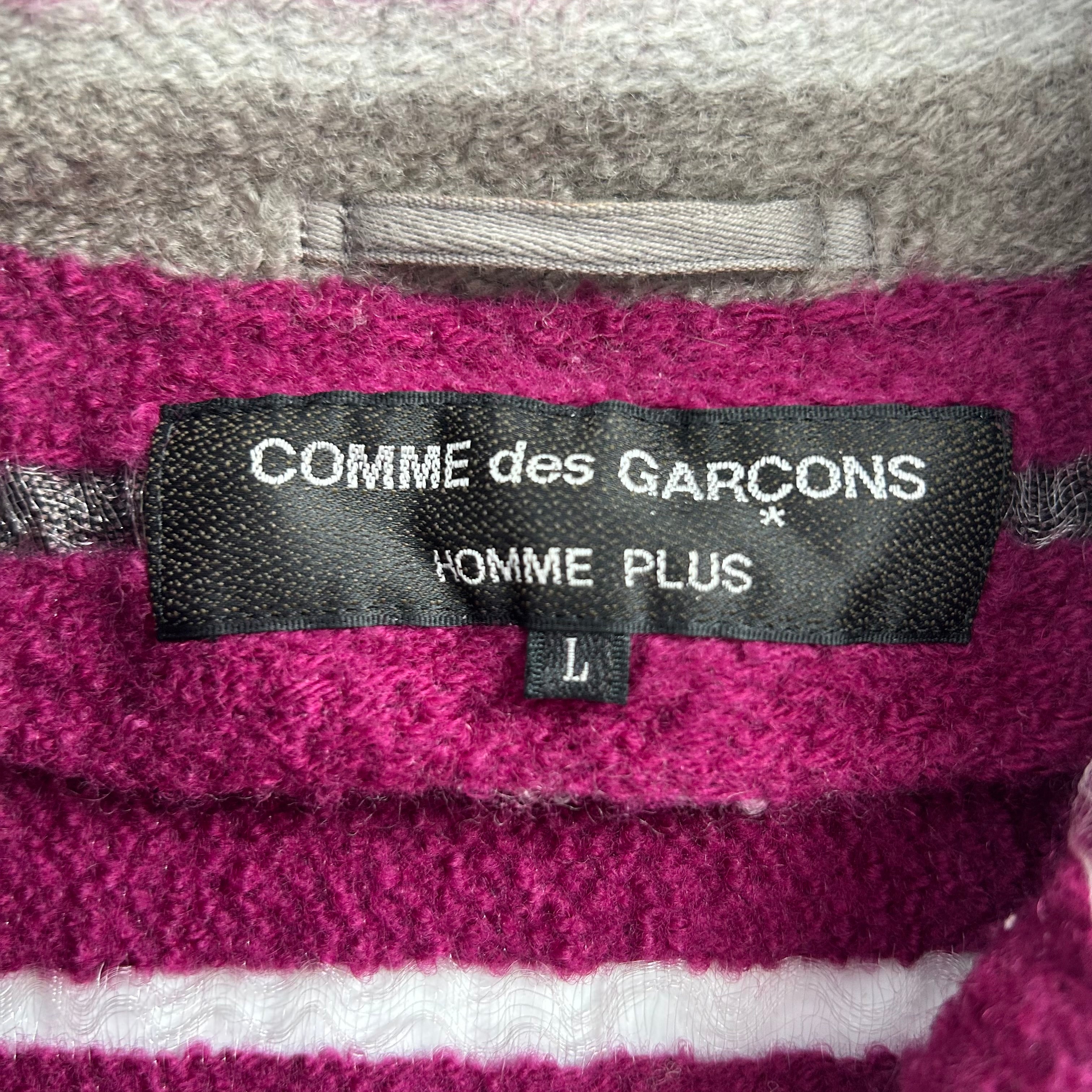 COMME des GARCONS HOMME PLUS/Jacket/L/Wool/GRY/Stripe/AW2004 STRIPED JACKET view 3