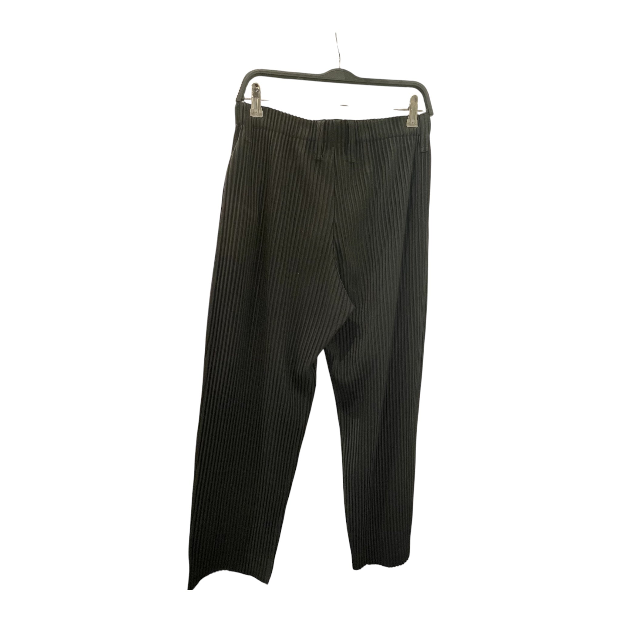 HOMME PLISSE ISSEY MIYAKE/Pants/2/Polyester/BLK/PLAIN PLEATED SLACKS view 2
