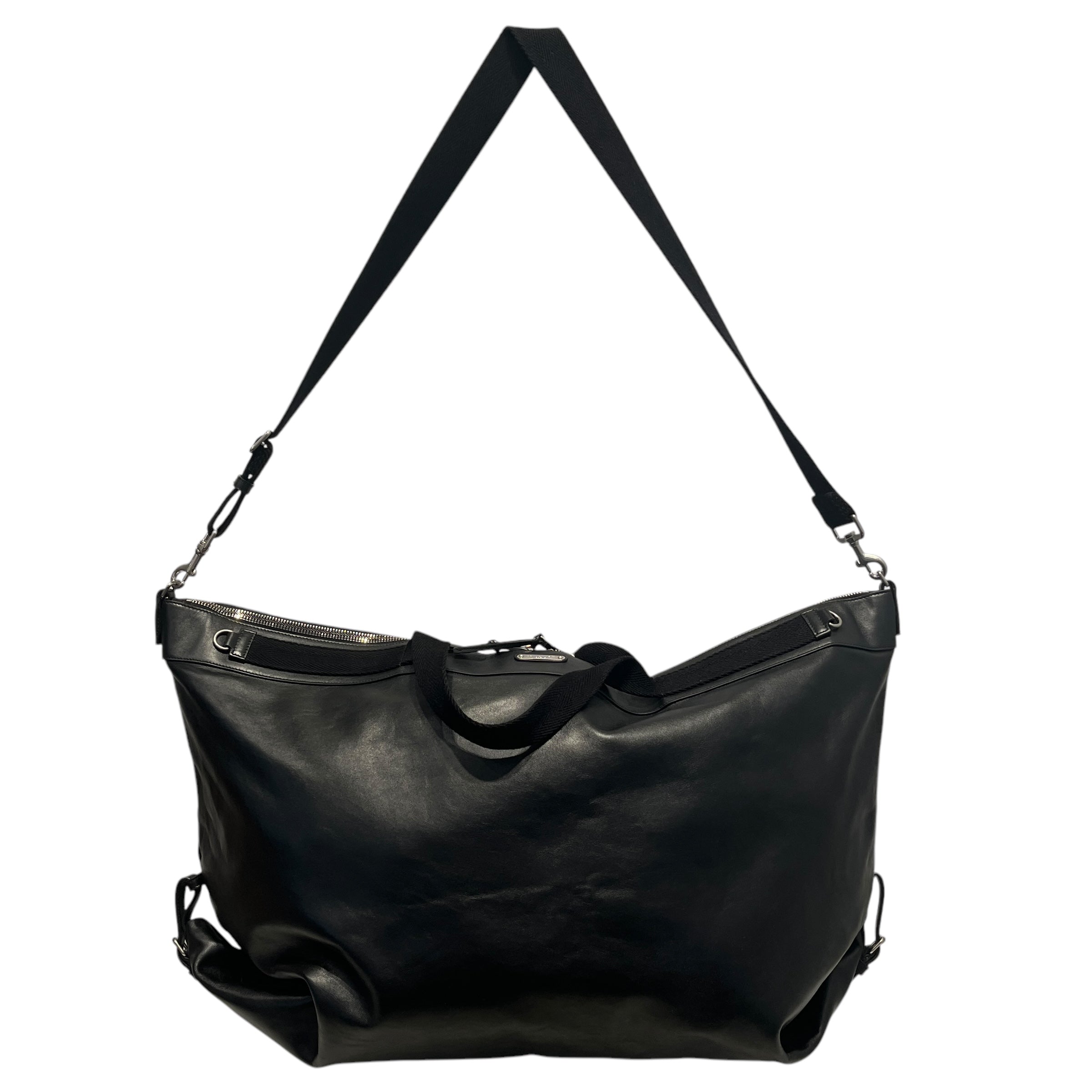 YVES SAINT LAURENT/Tote Bag/Leather/BLK/ view 1