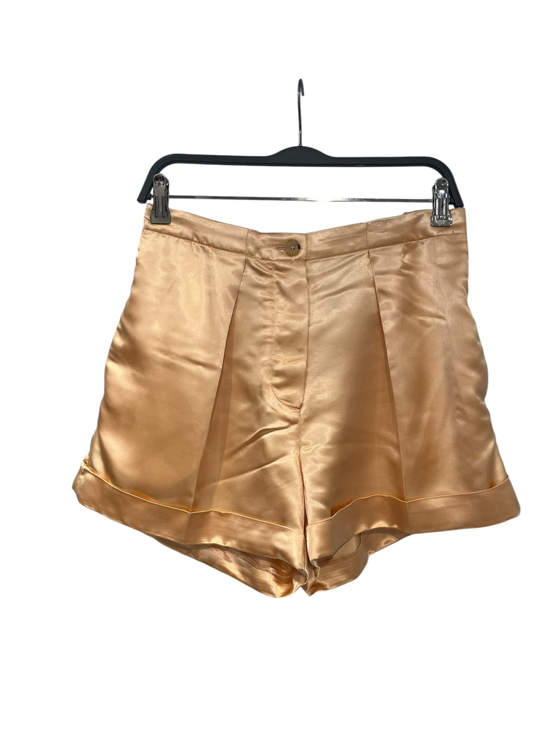 Acne Studios/Shorts/36/Polyester/BEG/CUFFED BOTTOM