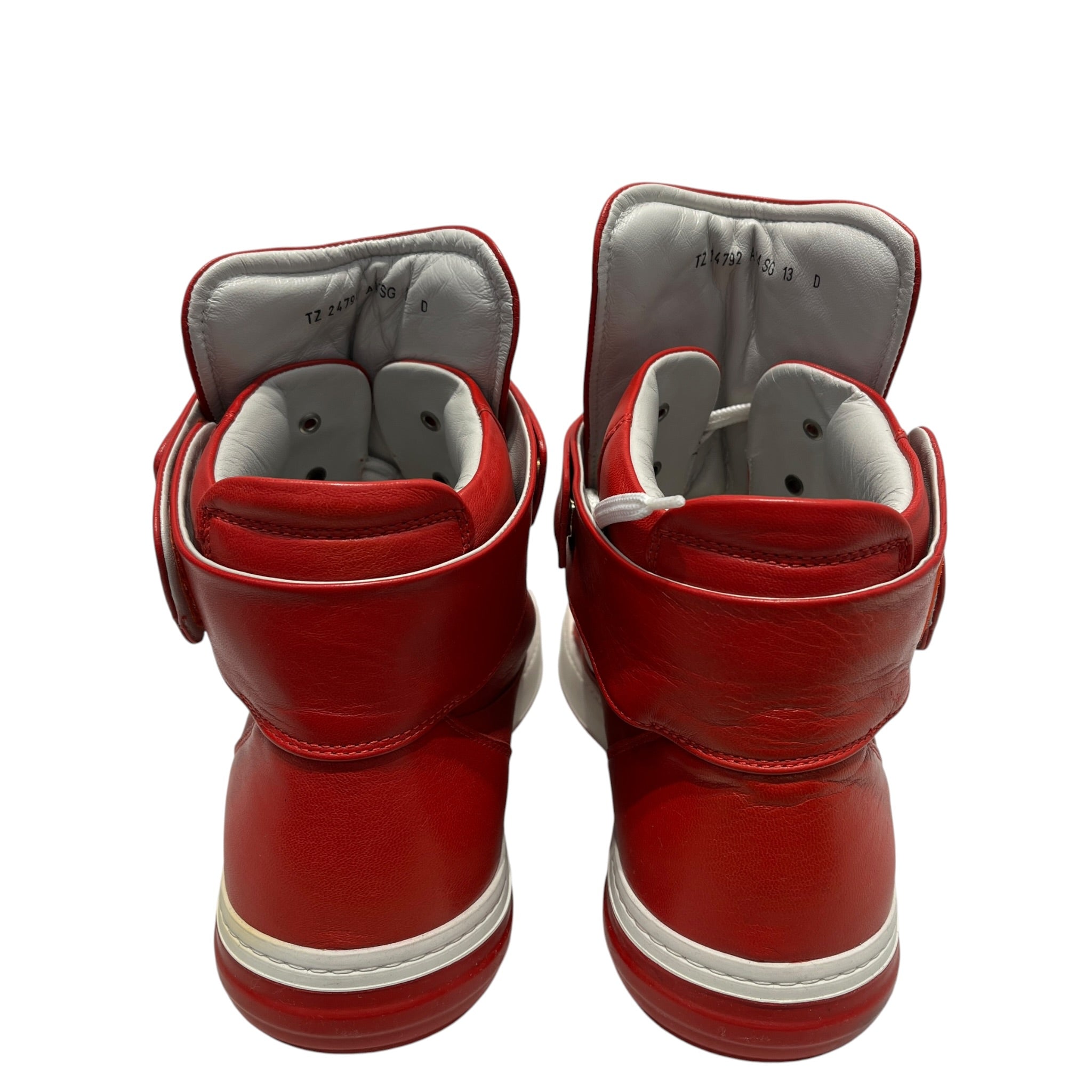 Salvatore Ferragamo/Hi-Sneakers/US 13/RED/NAYON HIGHTOP SNEAKER view 3