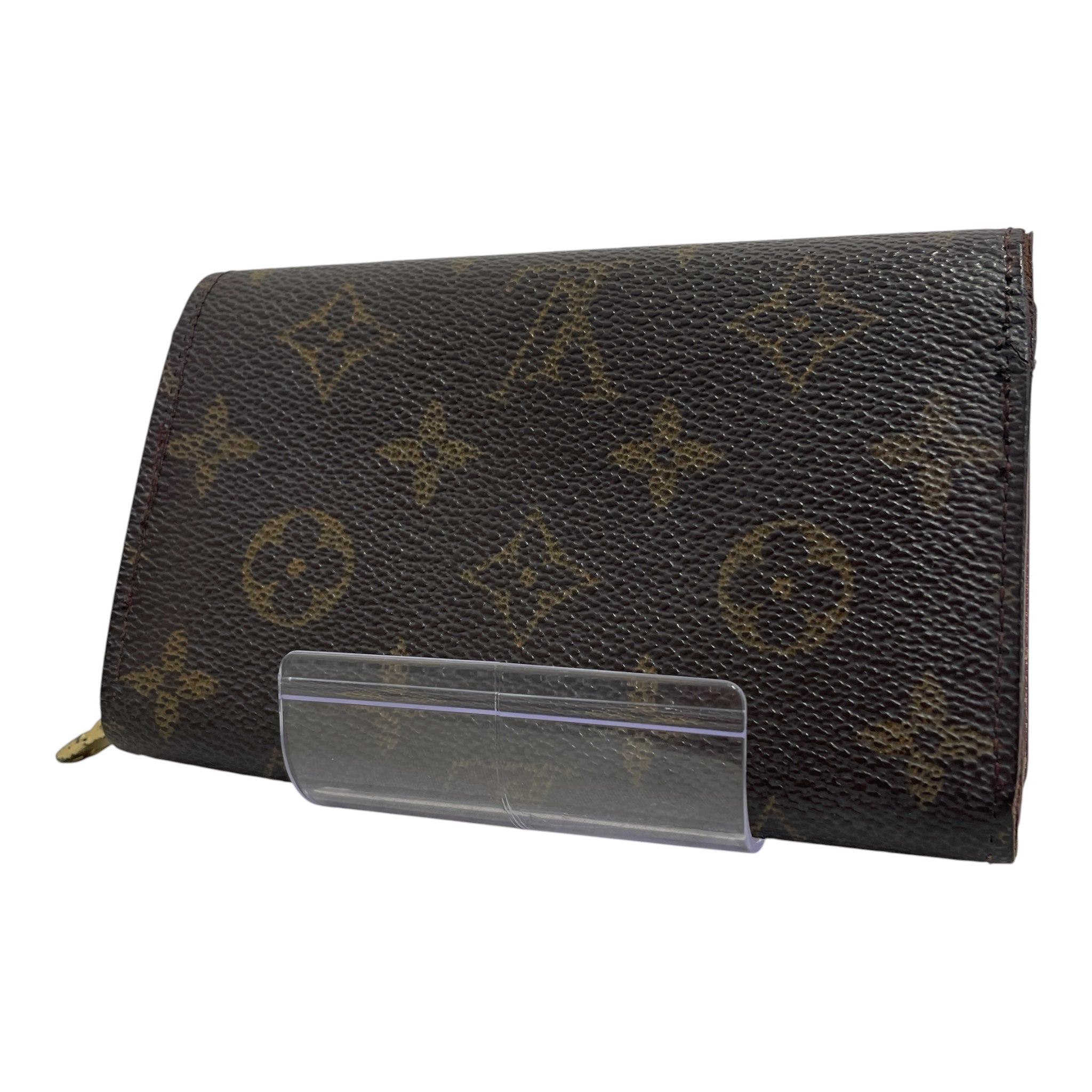 LOUIS VUITTON/Long Wallet/Brown/Monogram/PORTE MONNAIE ZIP_MONOGRAM CANVAS/M61735 view 2