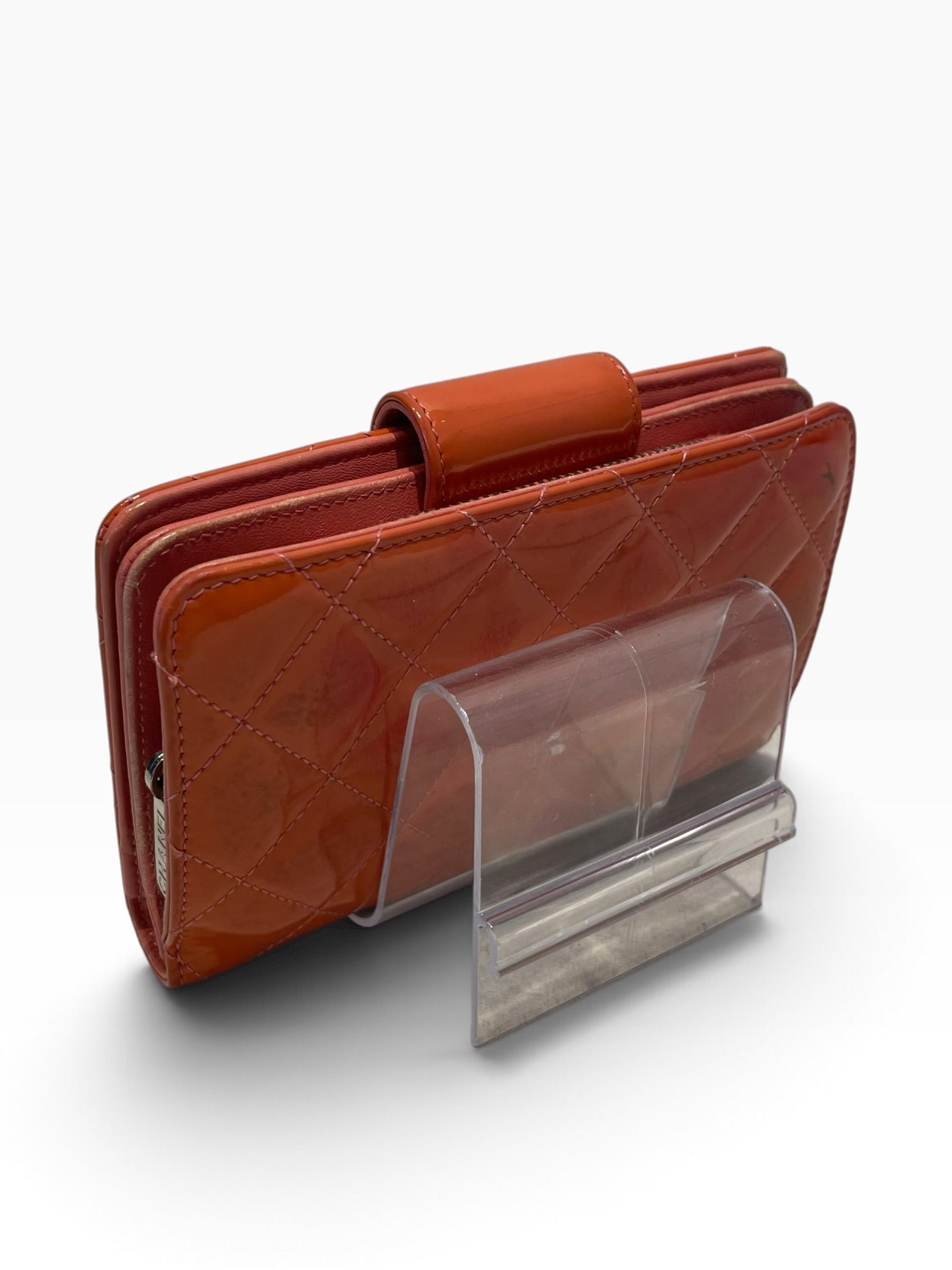 CHANEL/Wallet/Leather/ORN/L's/diamond quilted patent view 5