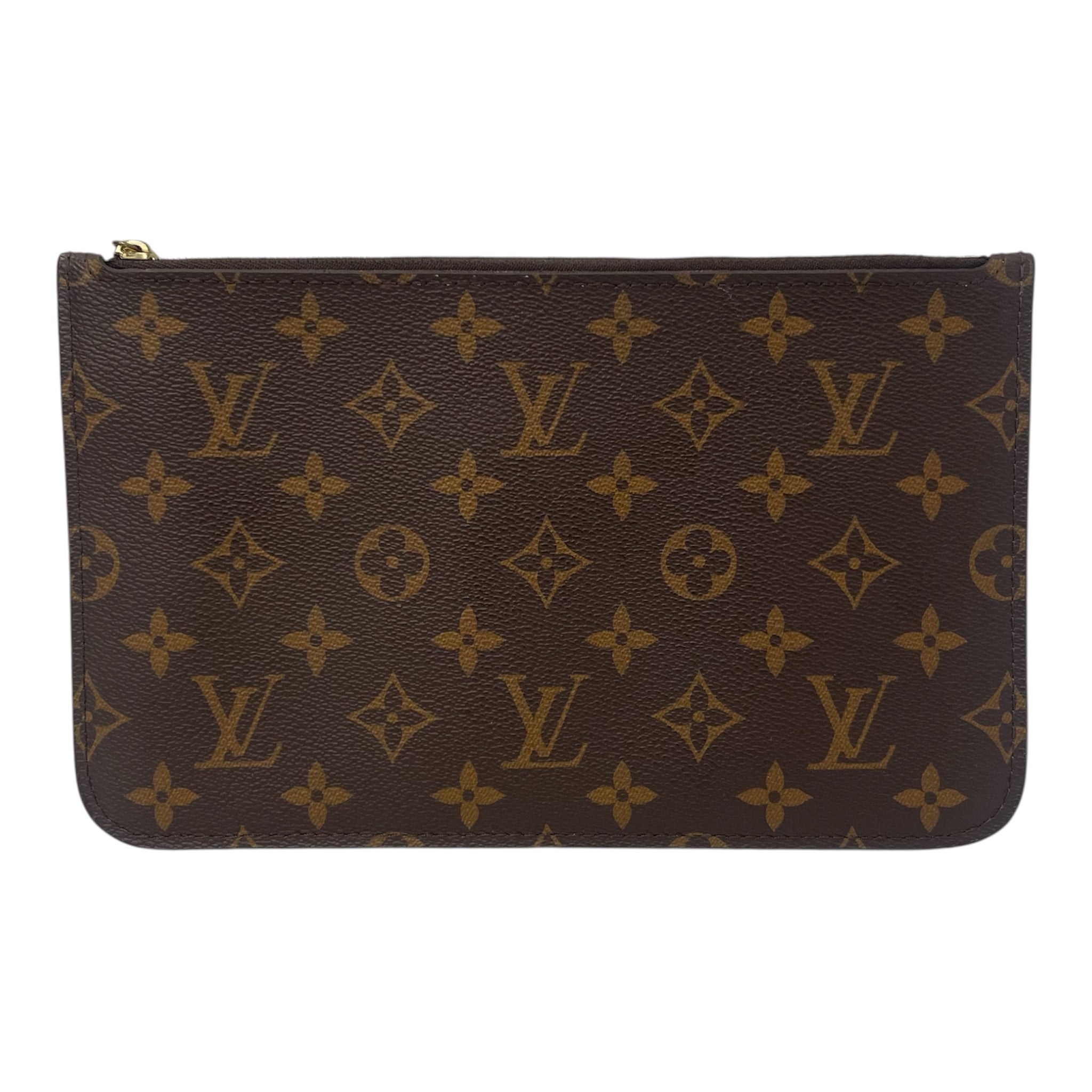 LOUIS VUITTON/Pouch/Monogram/Leather/BRW/BROWNWRISTLETTE view 2