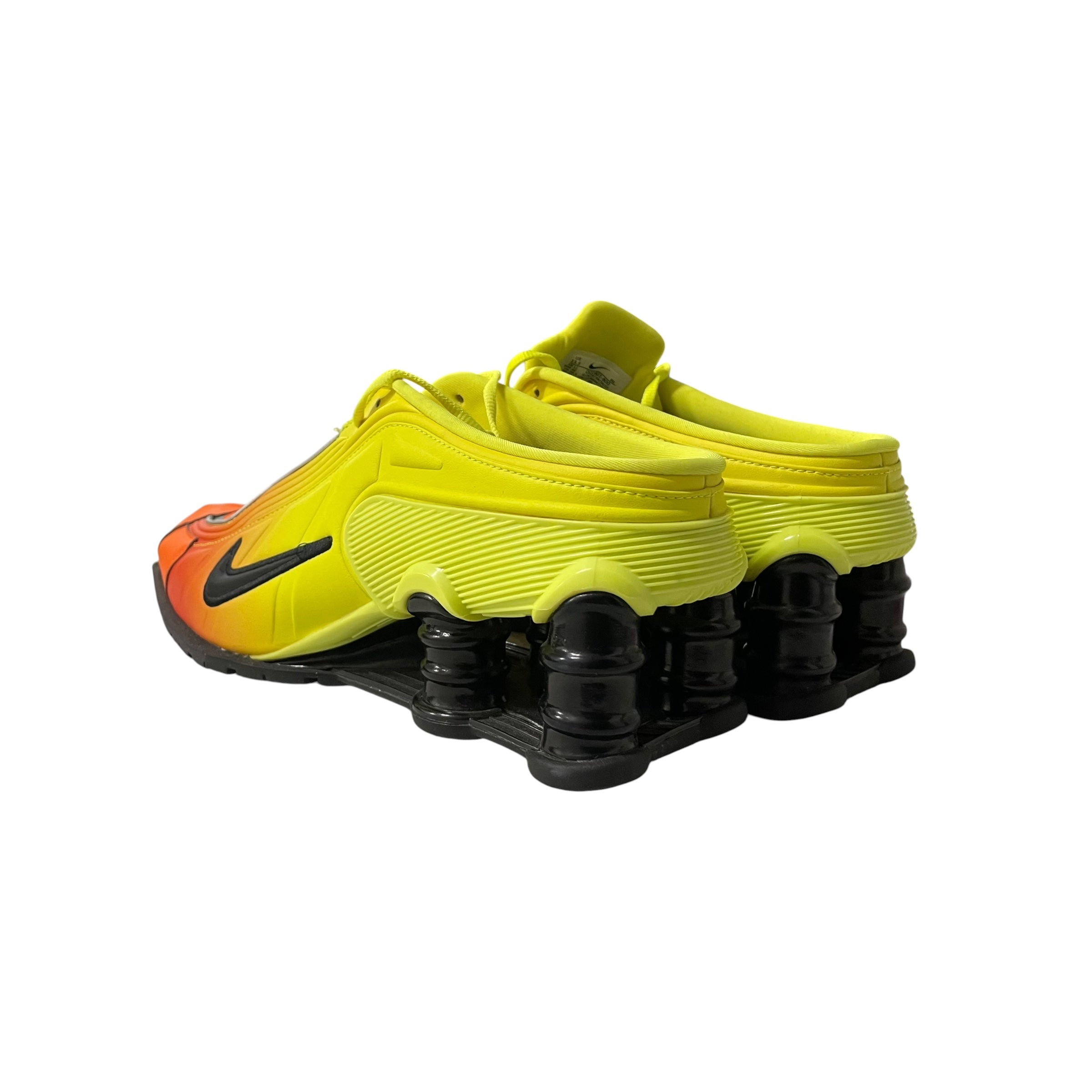 MARTINE ROSE/Low-Sneakers/US 13.5/Polyester/YEL/NIKE SHOX MULE view 2