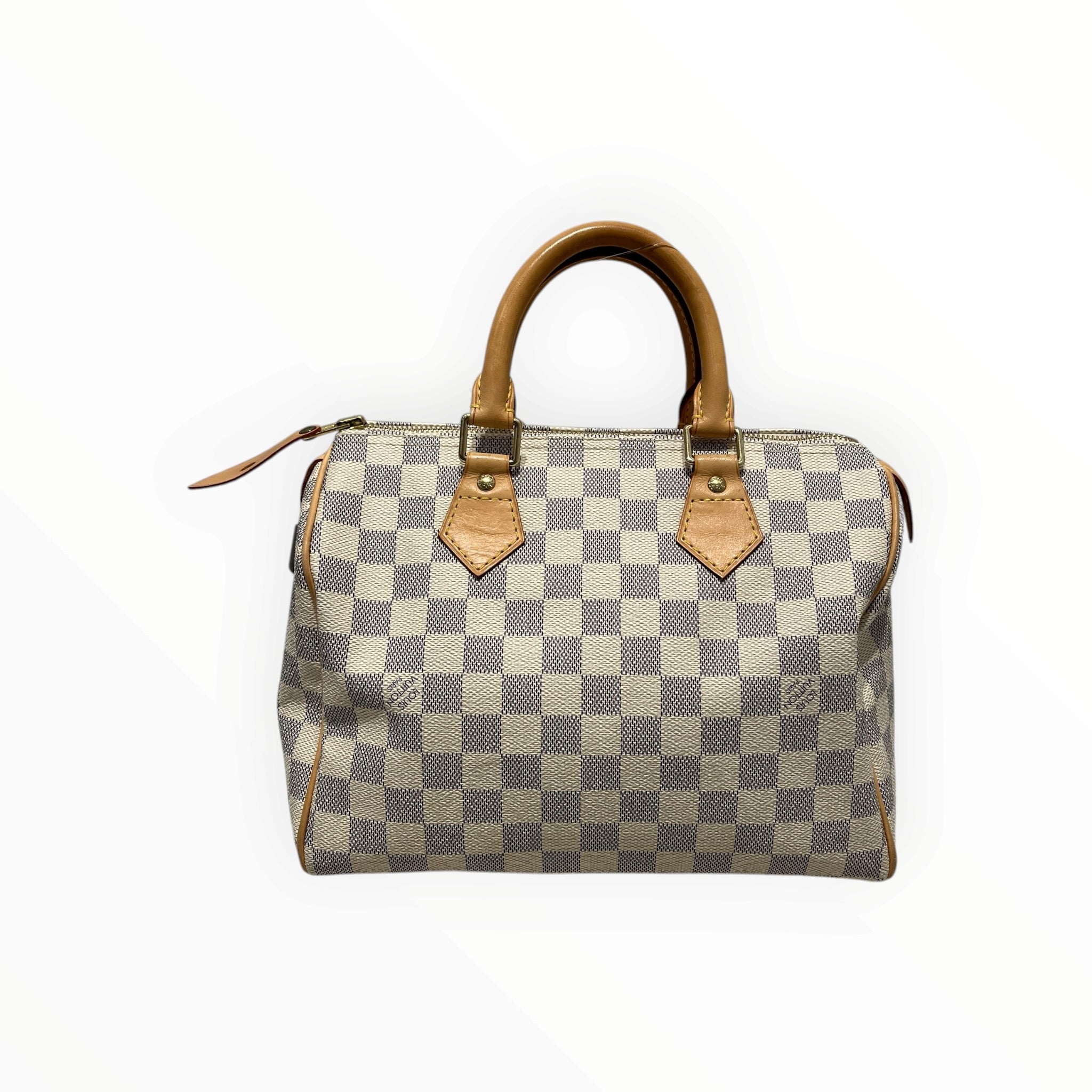 LOUIS VUITTON/Hand Bag/Monogram/Leather/WHT/DAMIER AZUR SPEEDY 25 view 2