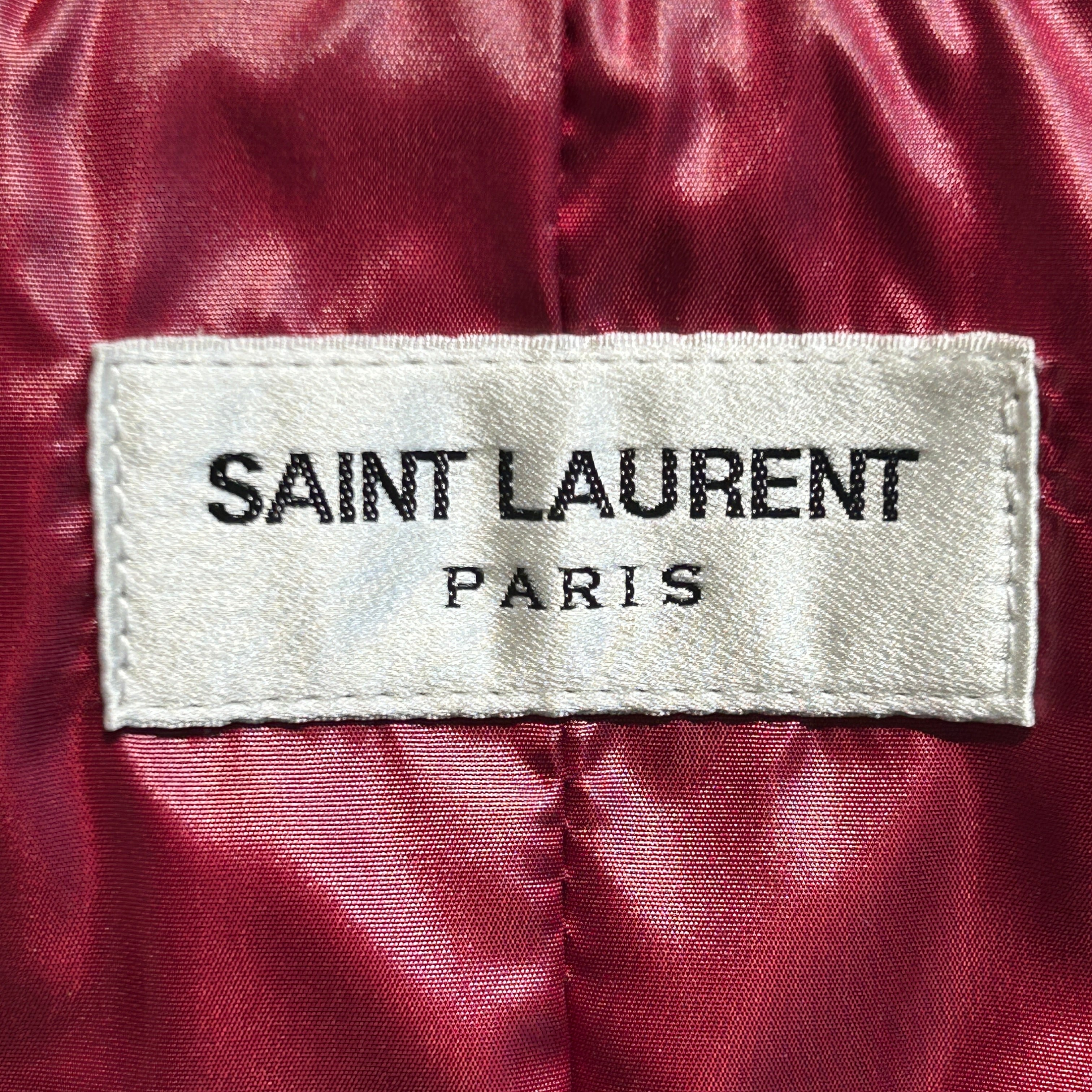 SAINT LAURENT/Jacket/48/Nylon/RED/ view 3