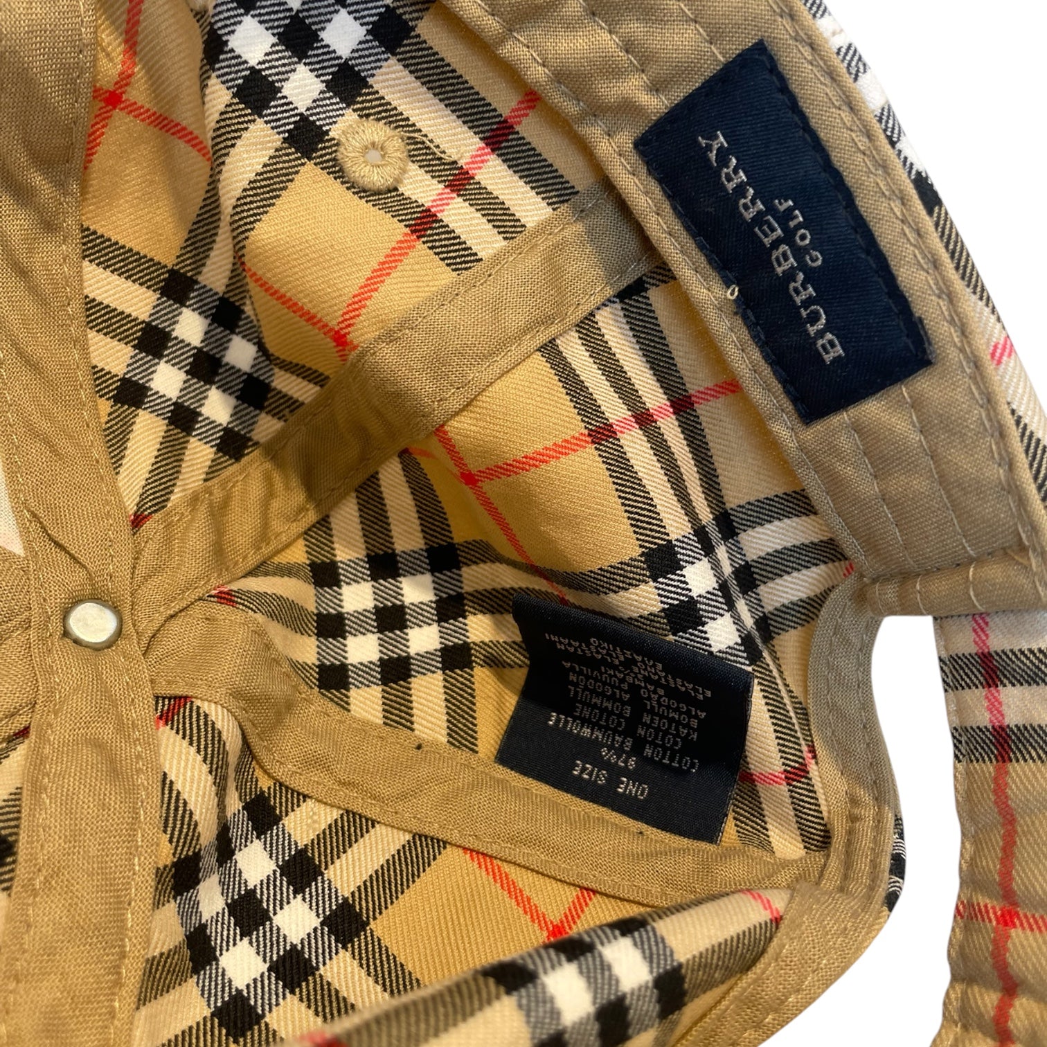 BURBERRY GOLF/Cap/Stripe/Cotton/BEG/M's/HOUSE STRIPES view 5