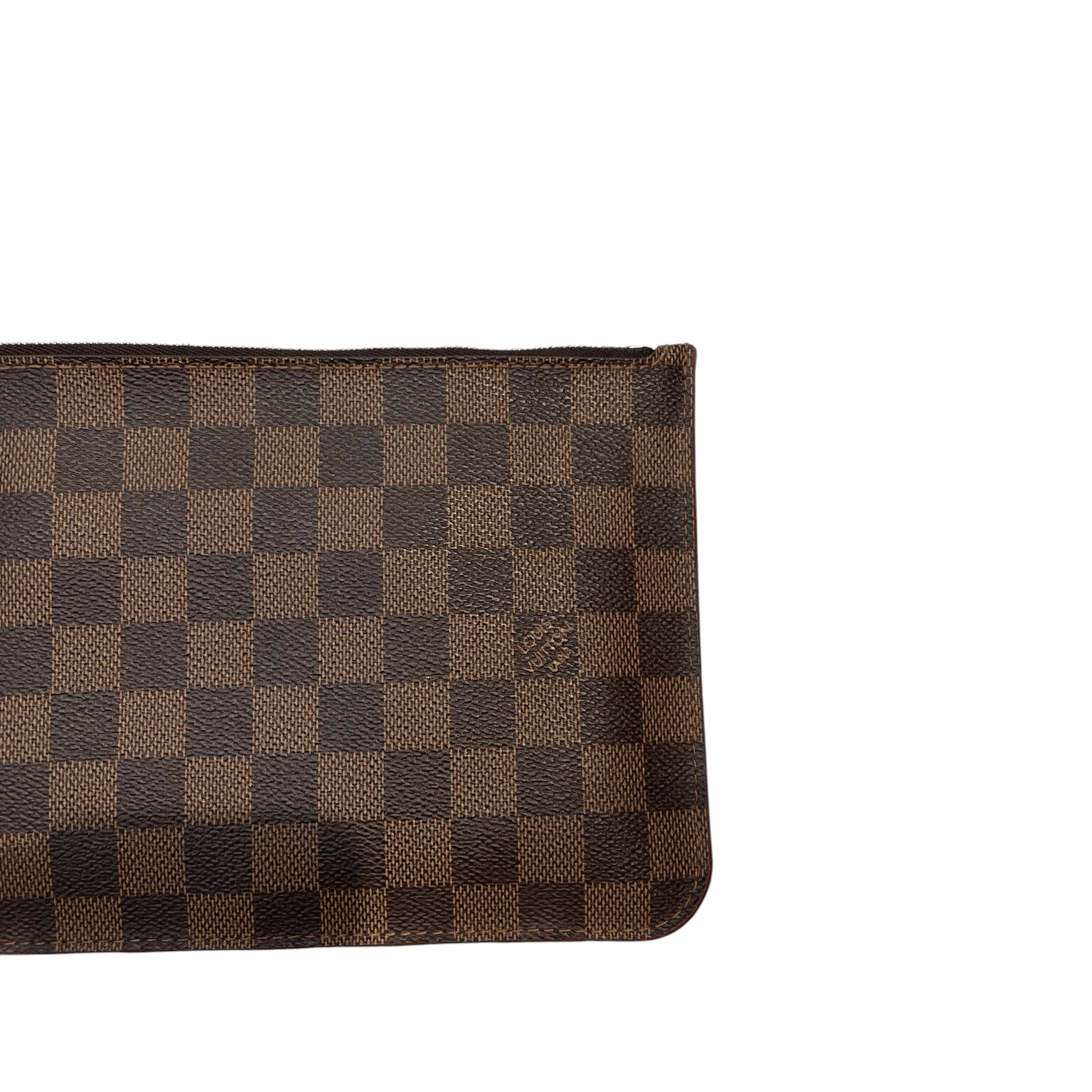 LOUIS VUITTON/Clutch Bag/Leather/BRW/DAMIER EBENE NEVERFULL view 2