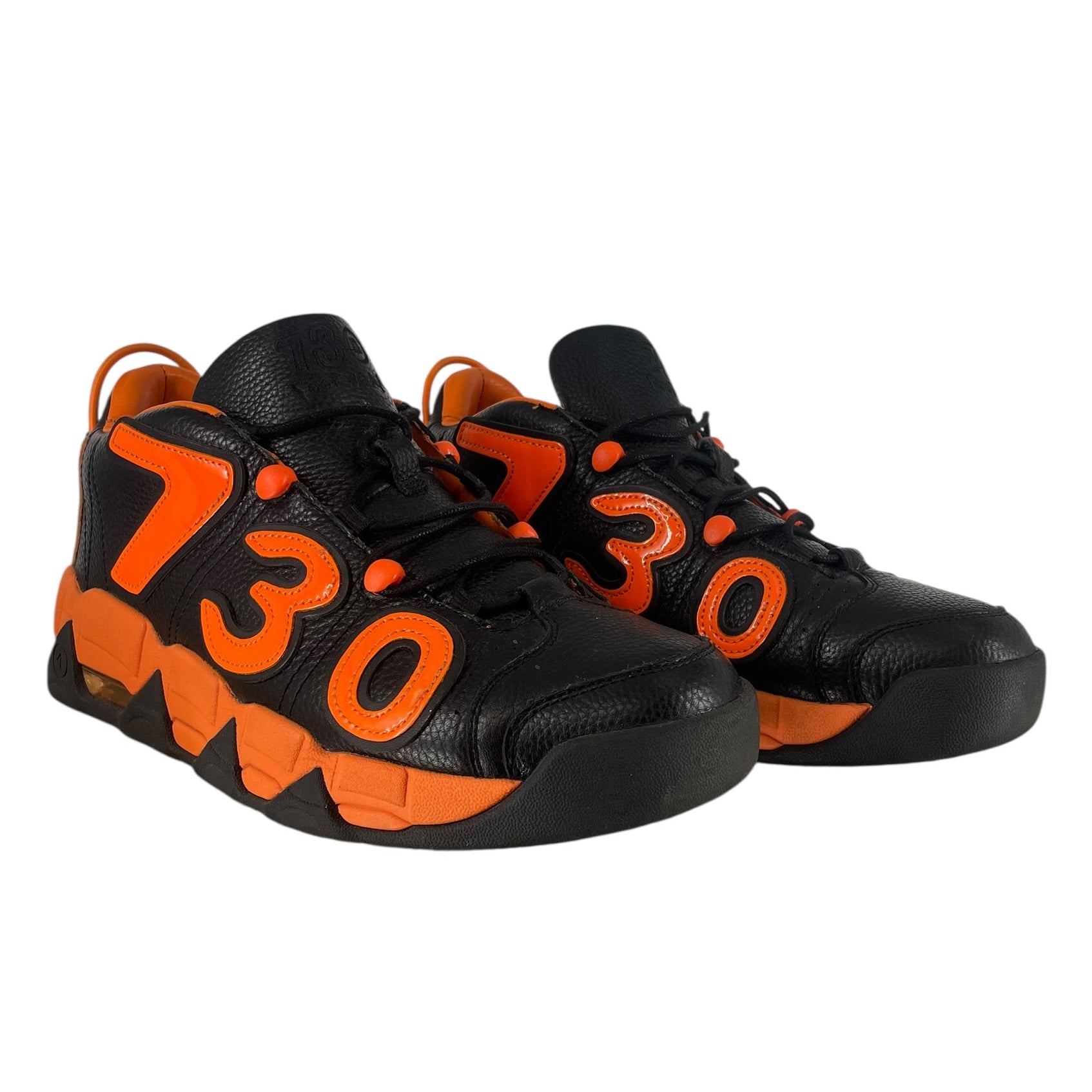 ASSPIZZA/Hi-Sneakers/US 10/Leather/BLK/ view 1