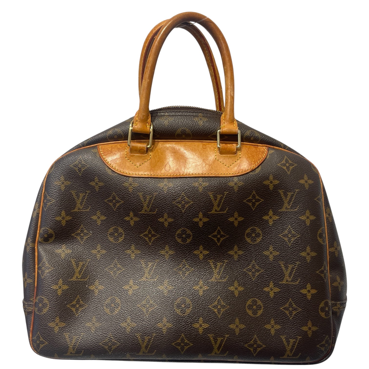 LOUIS VUITTON/Hand Bag/Leather/BRW/DEAUVILLE view 2