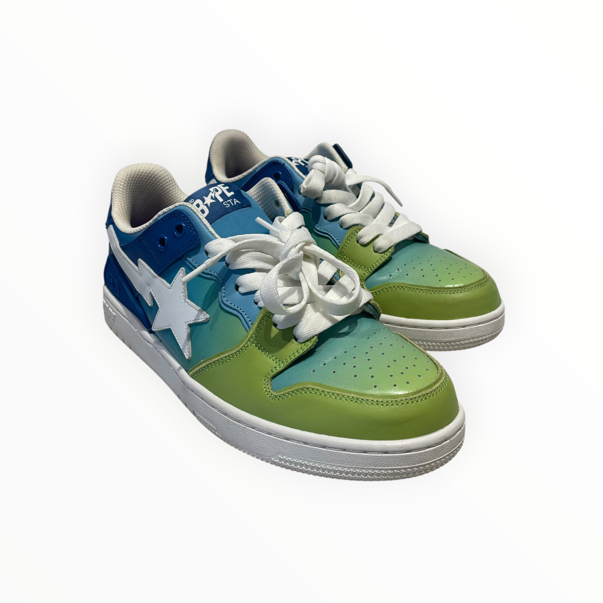 BAPE STA!/Low-Sneakers/US 9/Cotton/BLU/Bape Low Trainers view 1
