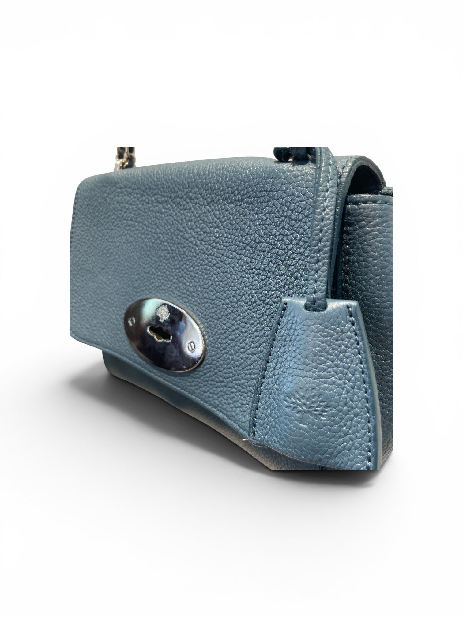 MULBERRY/Hand Bag/Leather/BLU/Turn Lock view 4