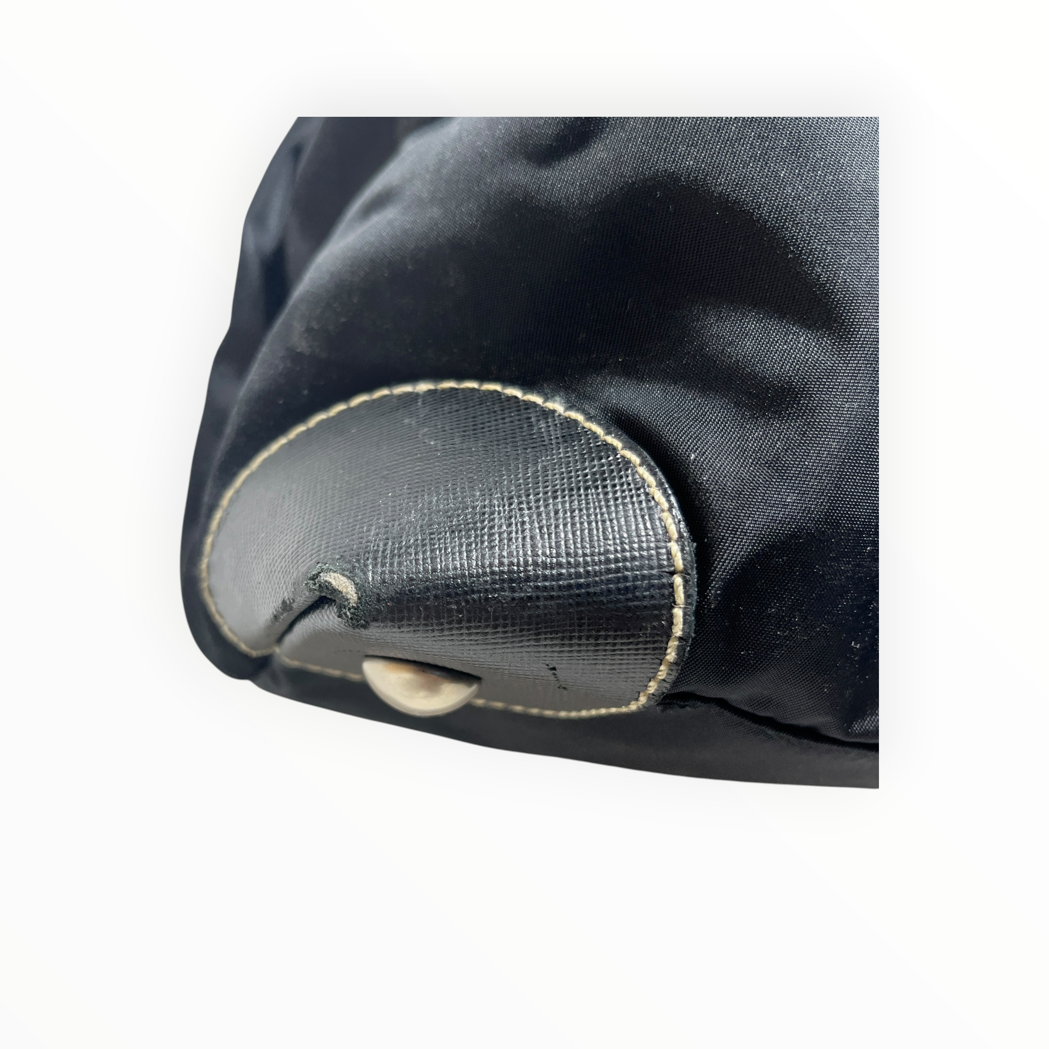 PRADA/Hand Bag/Nylon/BLK/nylon saffiano bag view 10