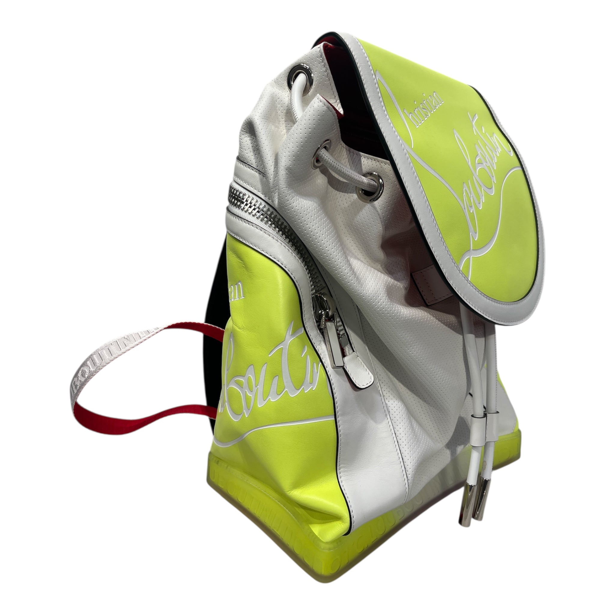 Christian Louboutin/Backpack/YEL/EXPLORAFUNK, WHITE & NEON YEL view 6