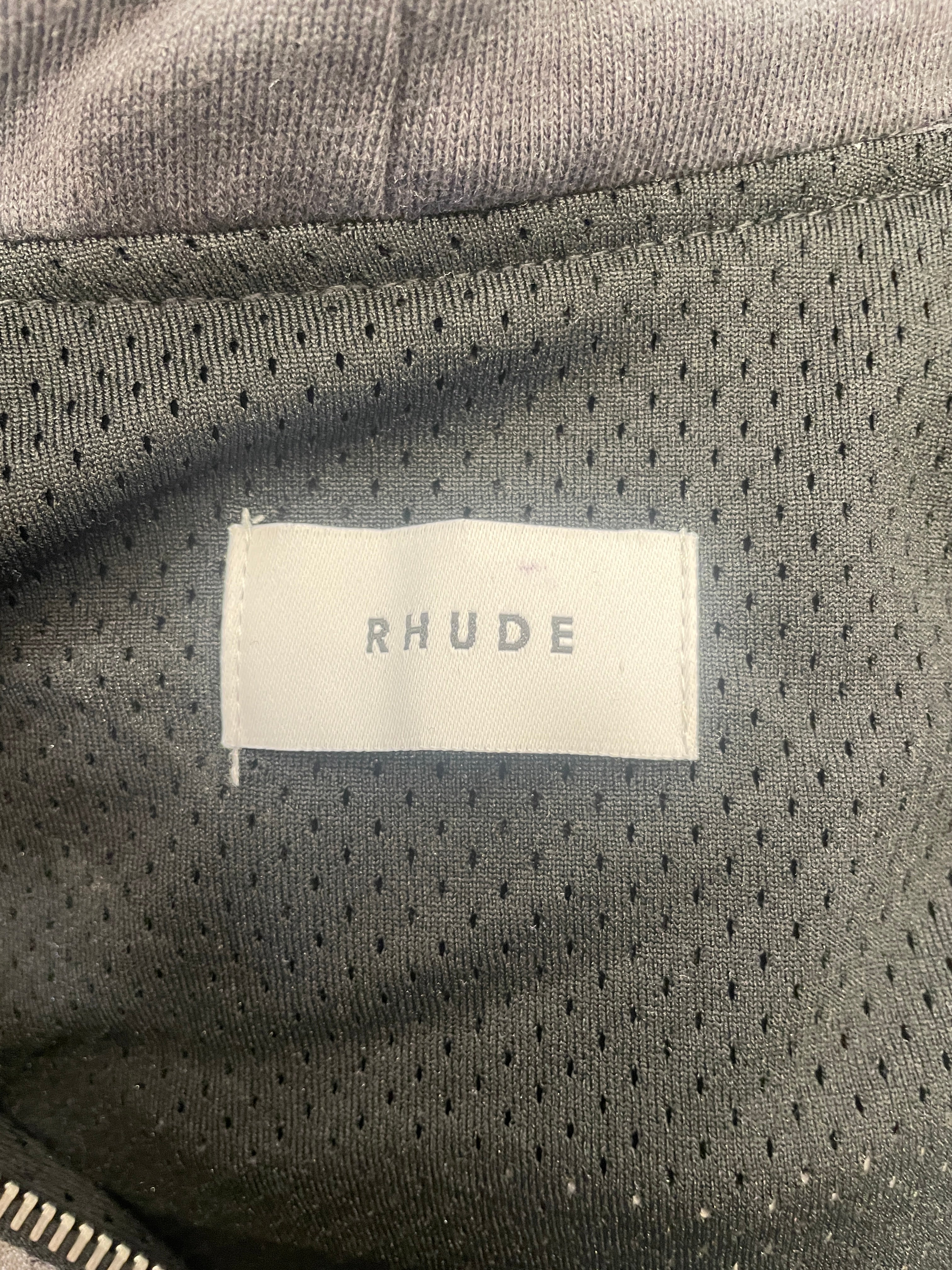 RHUDE/Blouson/S/Polyester/GRY/Plaid/ view 3
