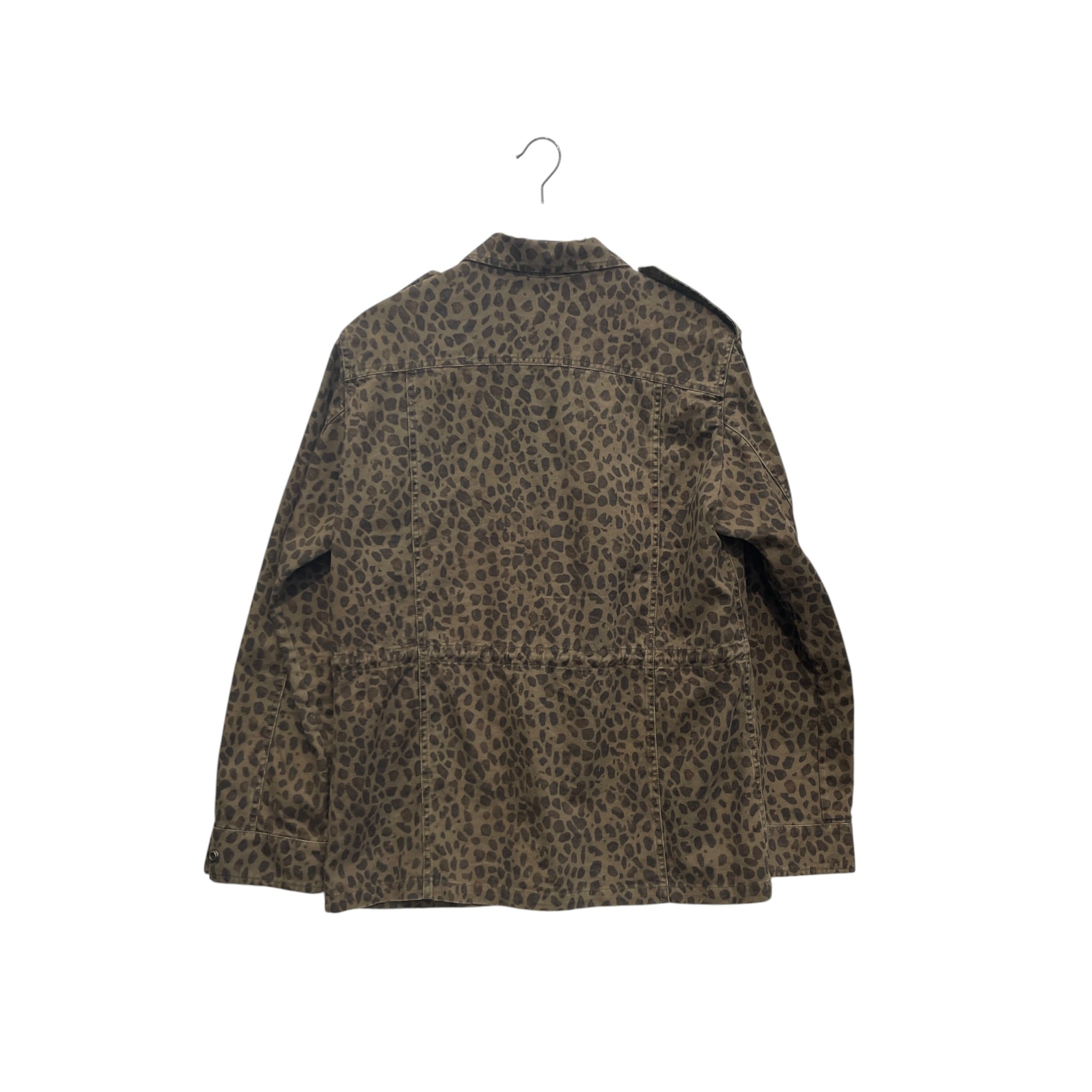 SAINT LAURENT/Tailored Jkt/48/Cotton/CML/Leopard/ view 2