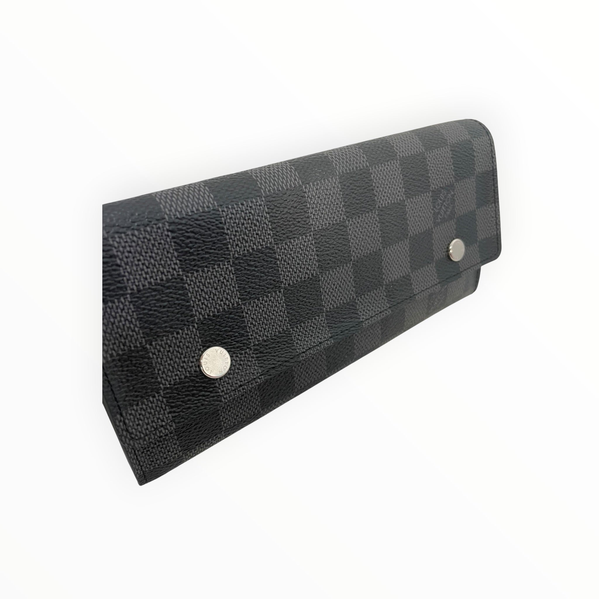 LOUIS VUITTON/Long Wallet/Monogram/Leather/BLK/M's/modular damier long flap walle view 7