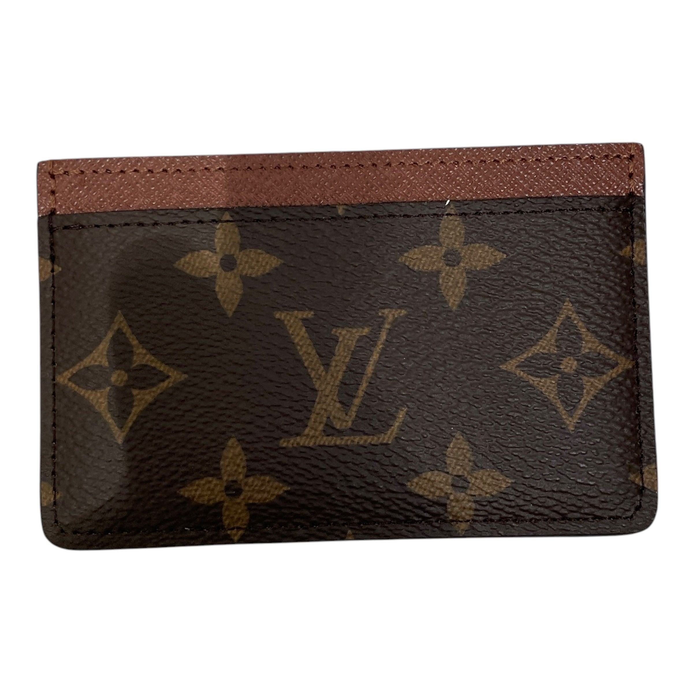 LOUIS VUITTON/Coin Wallet/Monogram/Leather/BRW/L's/THREE SLOT COIN WALLET view 2