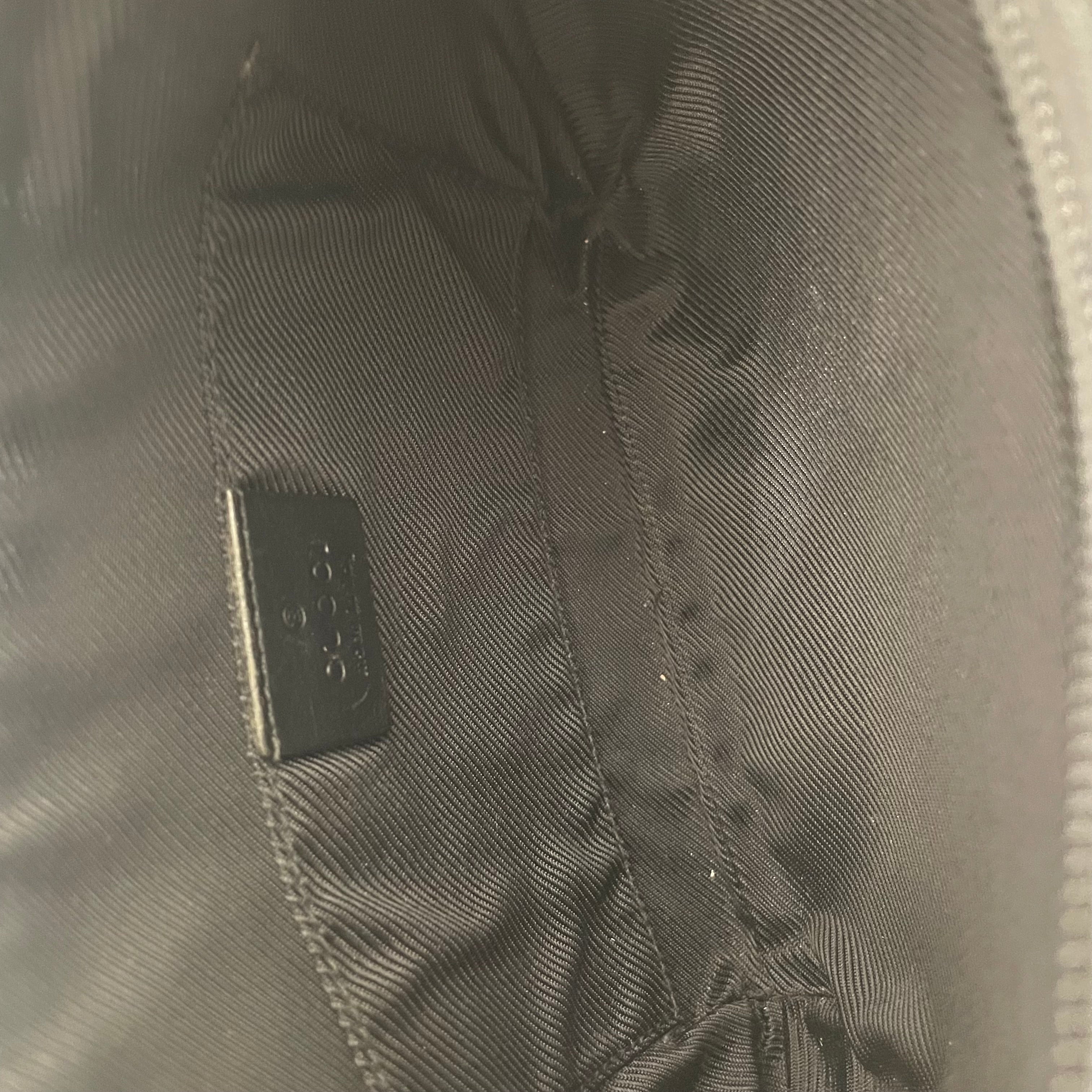 GUCCI/Hand Bag/Monogram/BLK/vintage gg canvas view 4
