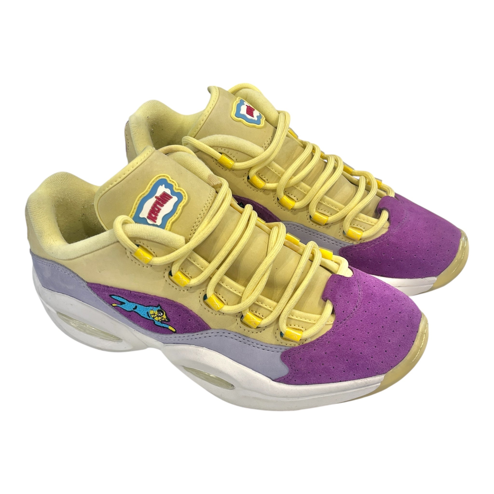 Reebok/ICE CREAM/Low-Sneakers/US 10/Suede/YEL/ view 1