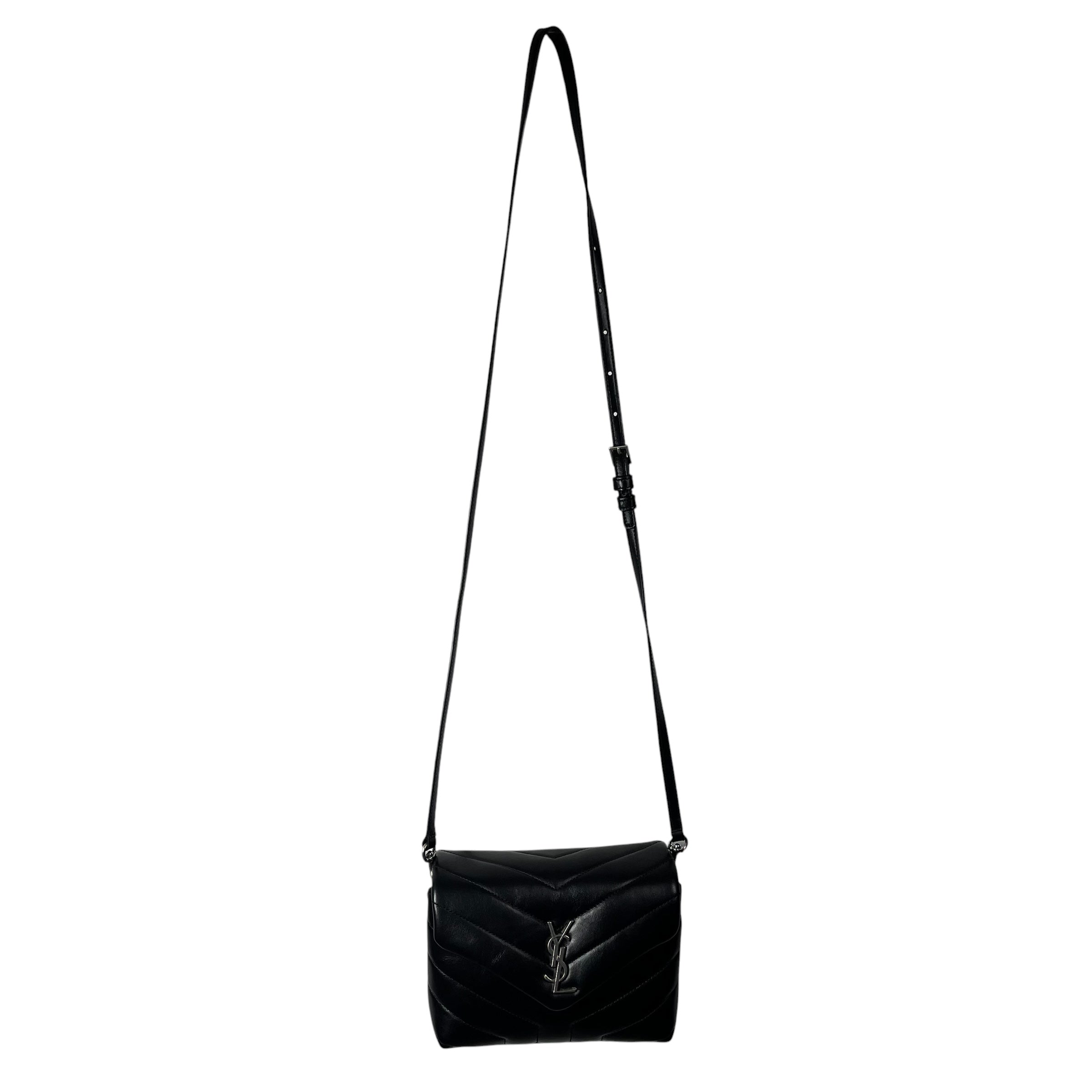 SAINT LAURENT/Cross Body Bag/Leather/BLK/GUE678401-0923 view 1