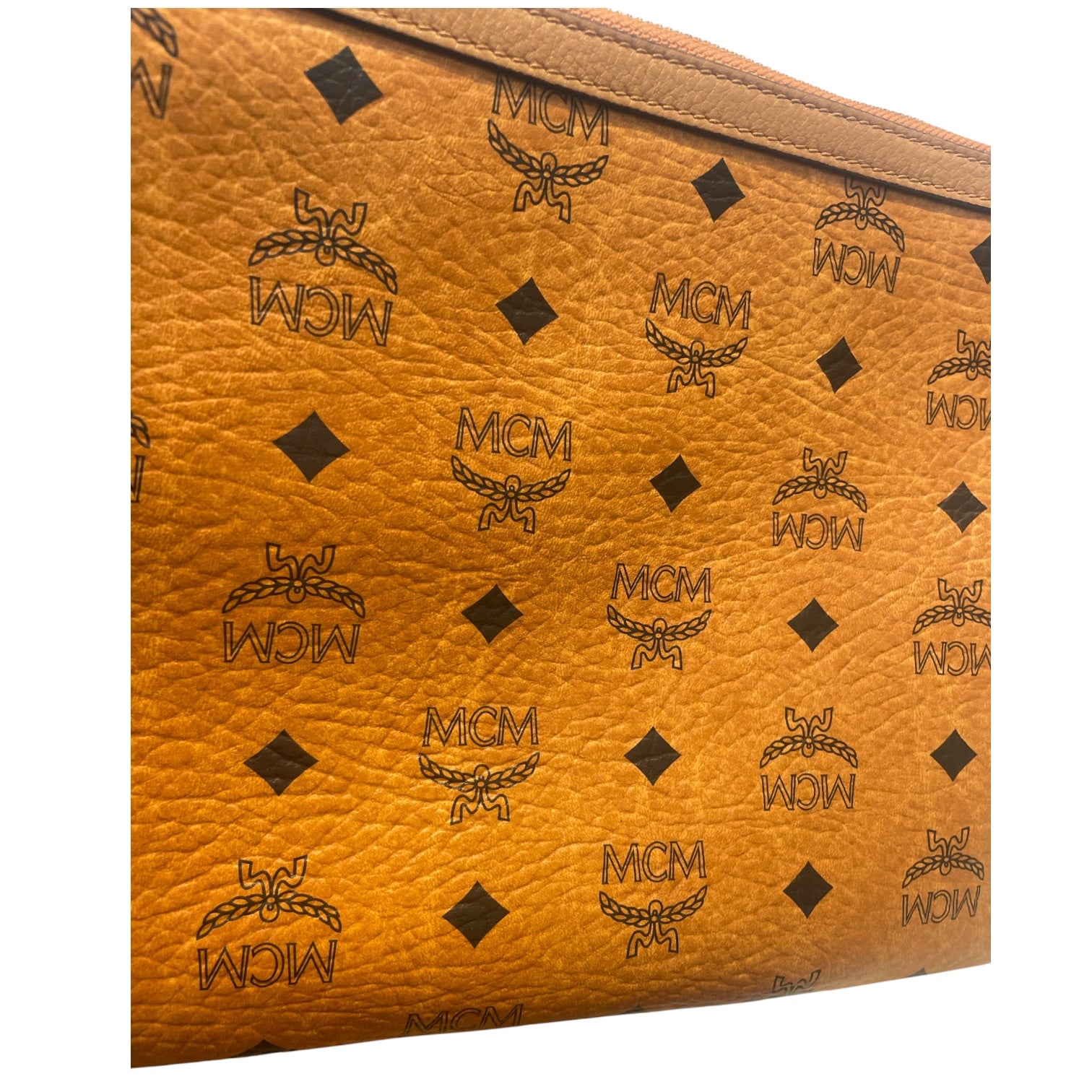 MCM/Bag/Monogram/Leather/BRW/MCM SMALL CLUTCH view 4