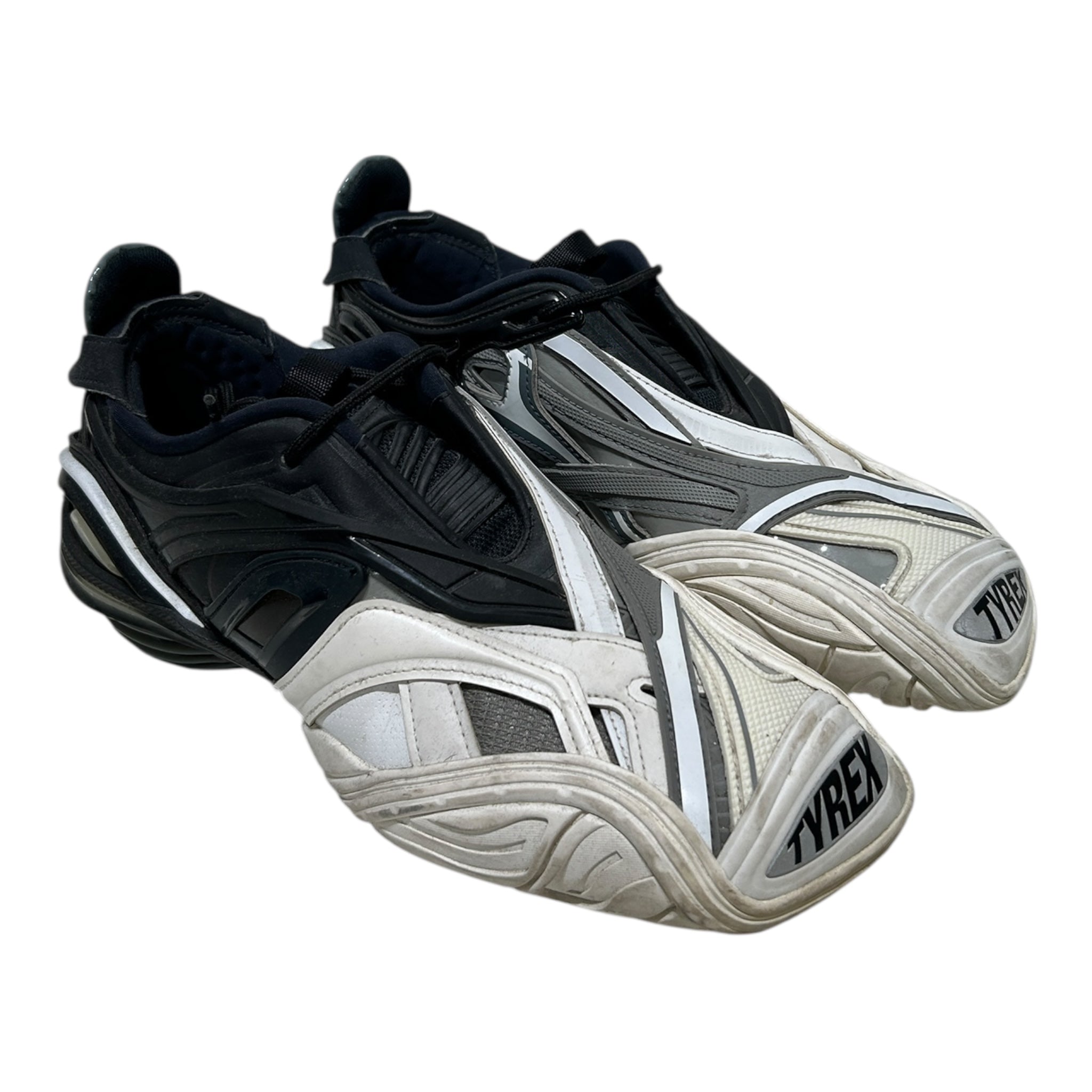 BALENCIAGA/Low-Sneakers/US 8/MLT/WHT GRY BLK TYREX view 1