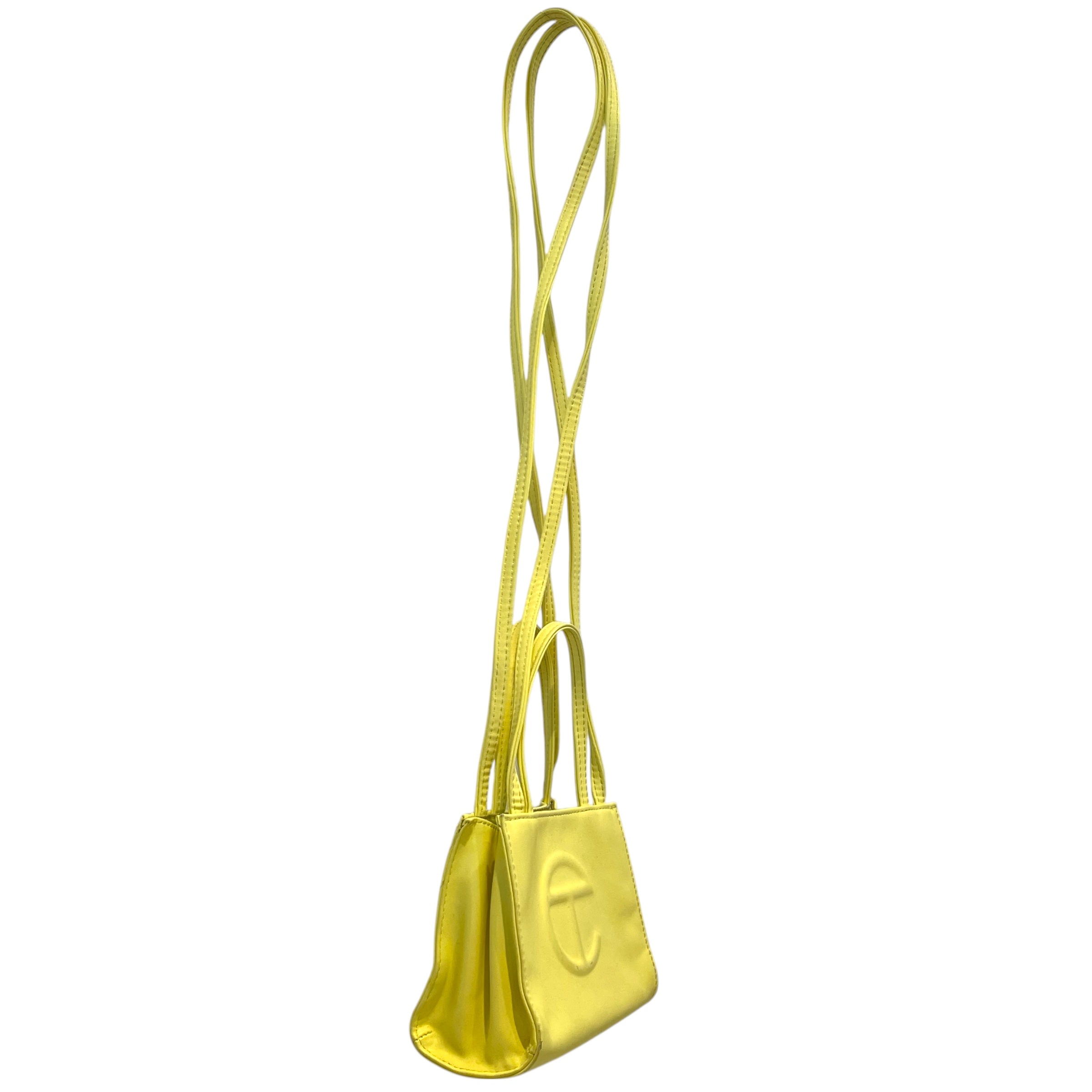 Telfar/Clutch Bag/Leather/YEL/ view 6