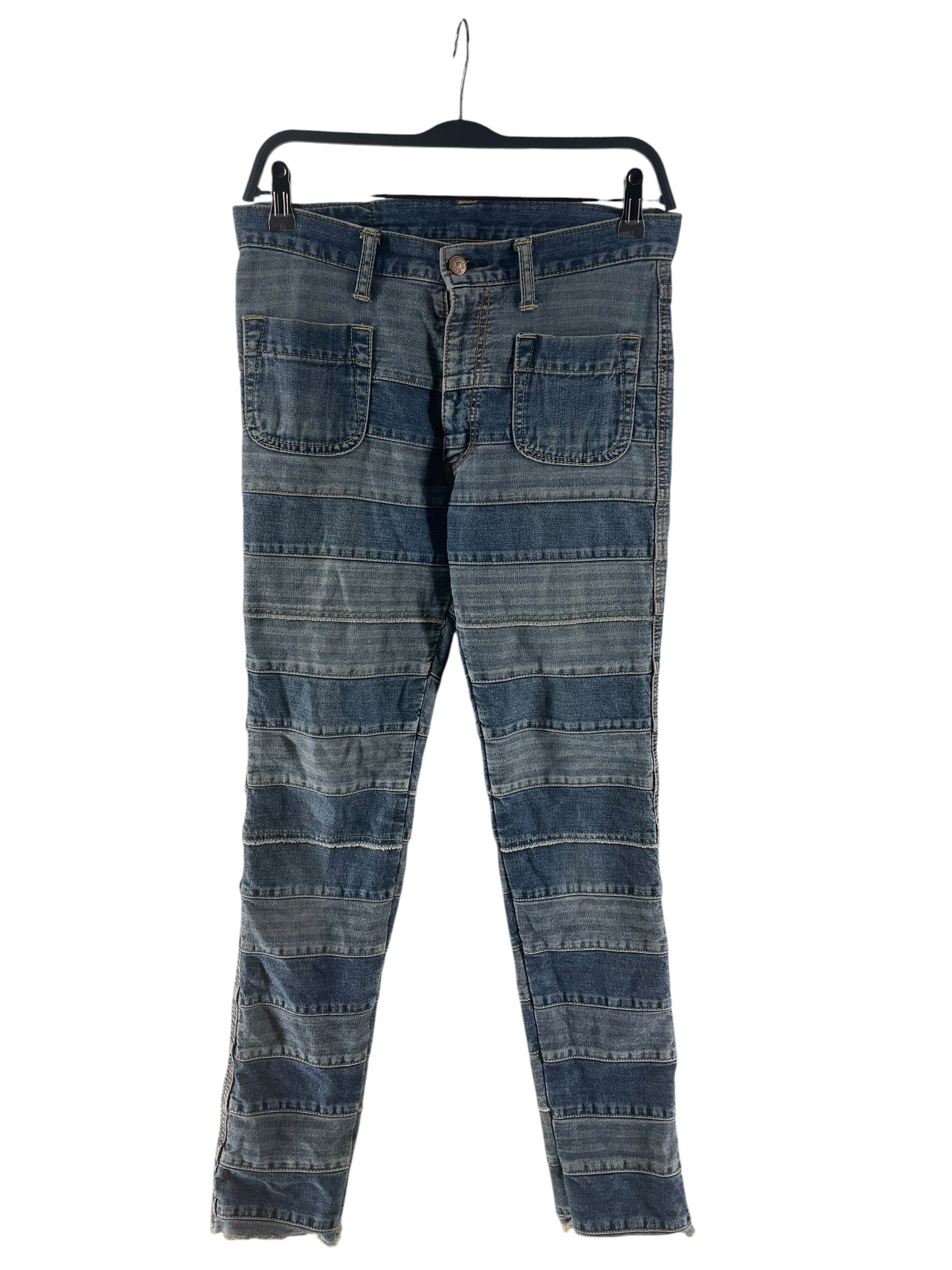 HYSTERIC GLAMOUR/Skinny Pants/Cotton/IDG/HYSTERIC HAGI DENIM PATCHWORK view 1