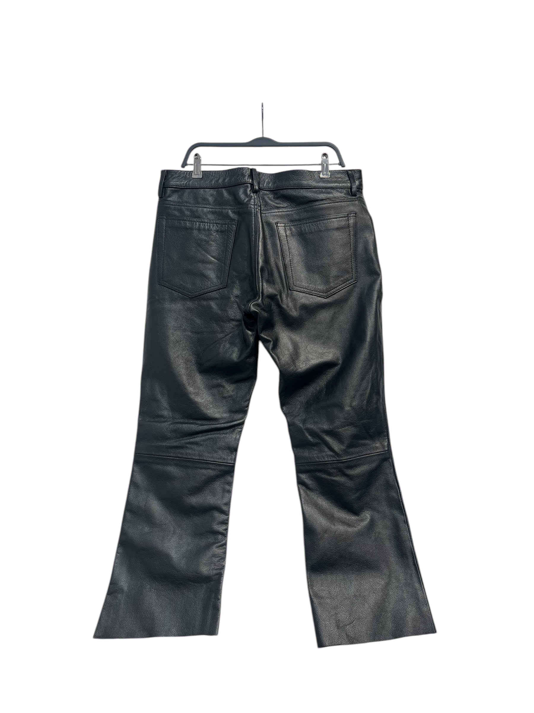 MILWAUKEE LEATHER/Vintage/Pants/34/Leather/BLK/milwaukee leather zip view 2