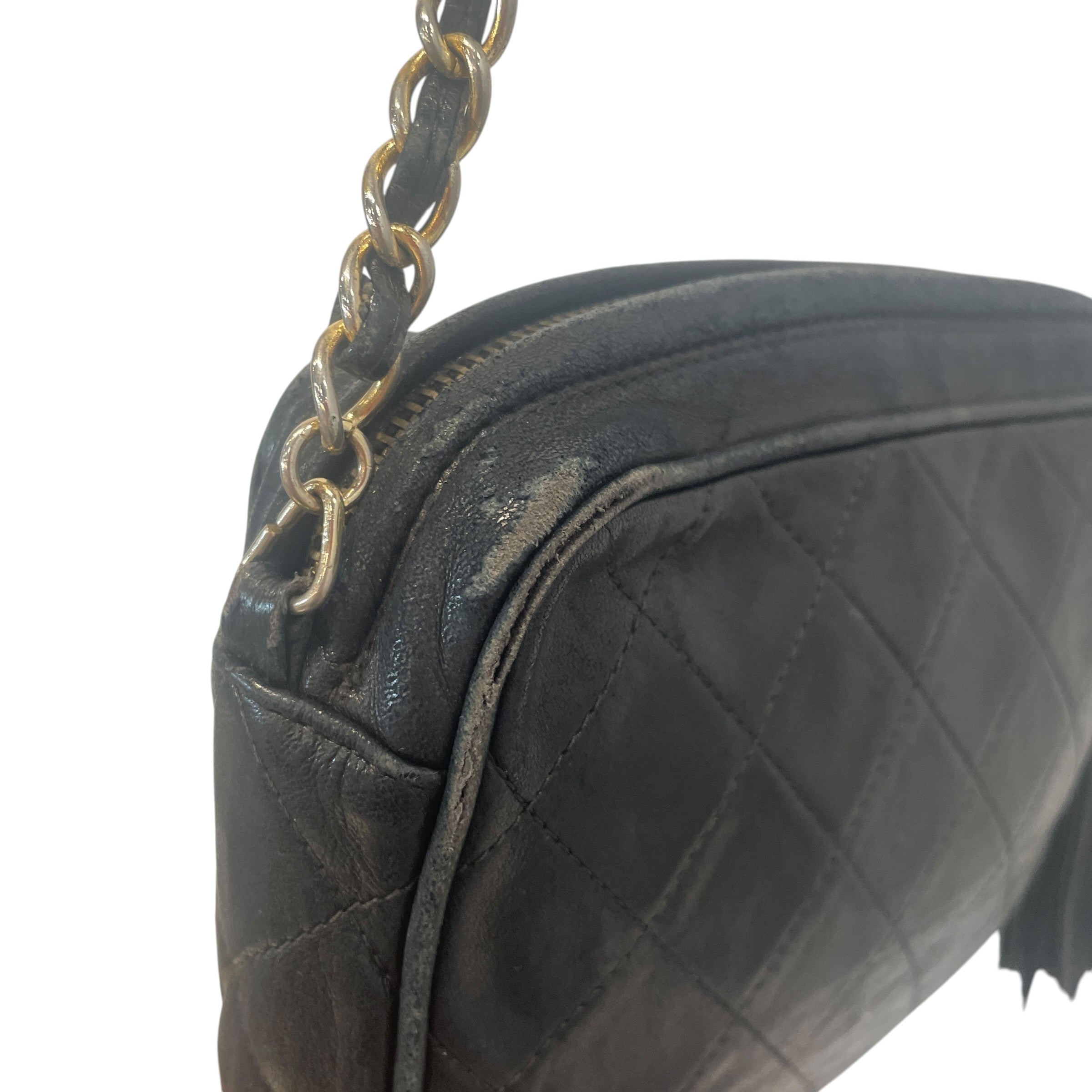 CHANEL/Cross Body Bag/Black/ view 16