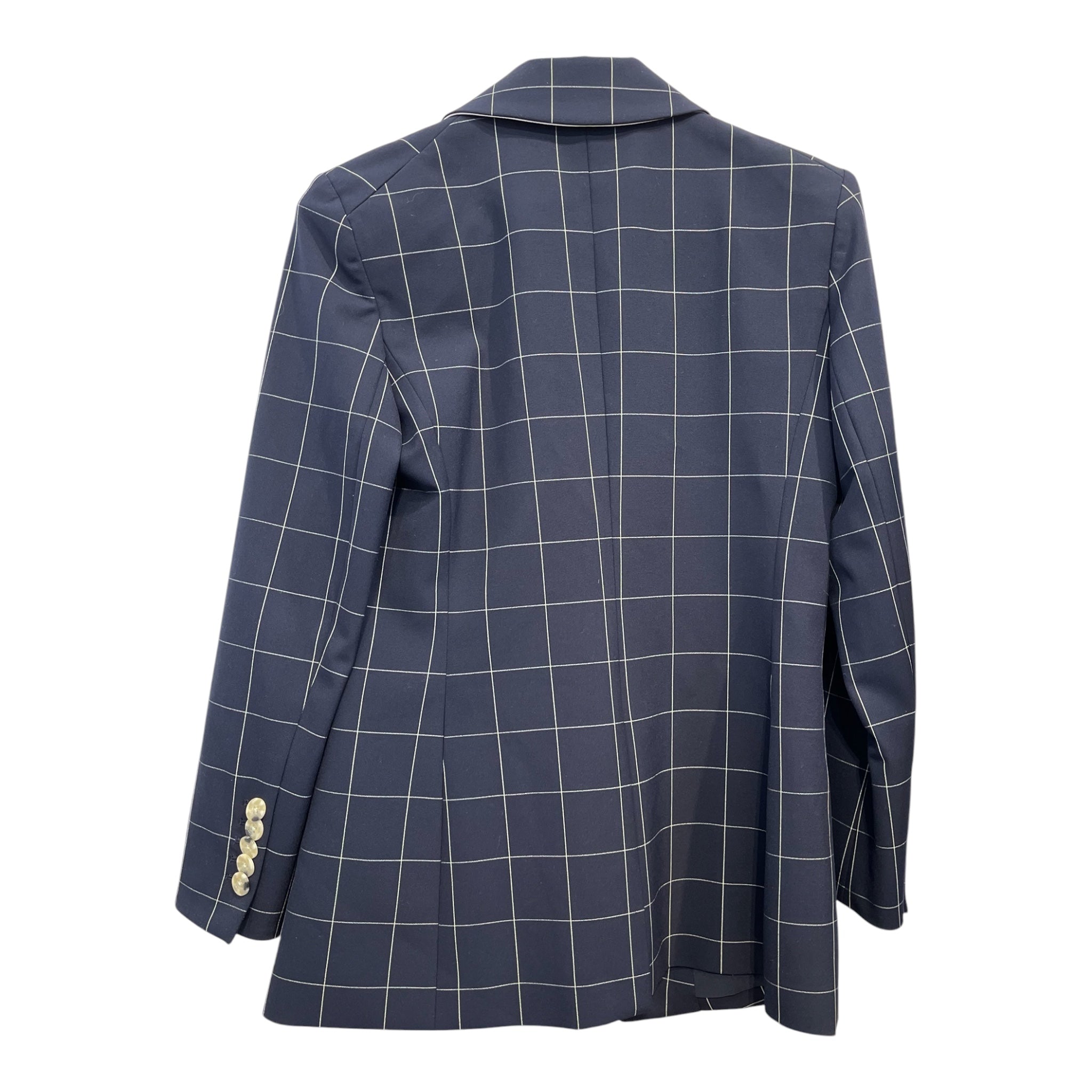 VERONICA BEARD/Tailored Jkt/6/Gingham Check/Polyester/NVY/ view 2