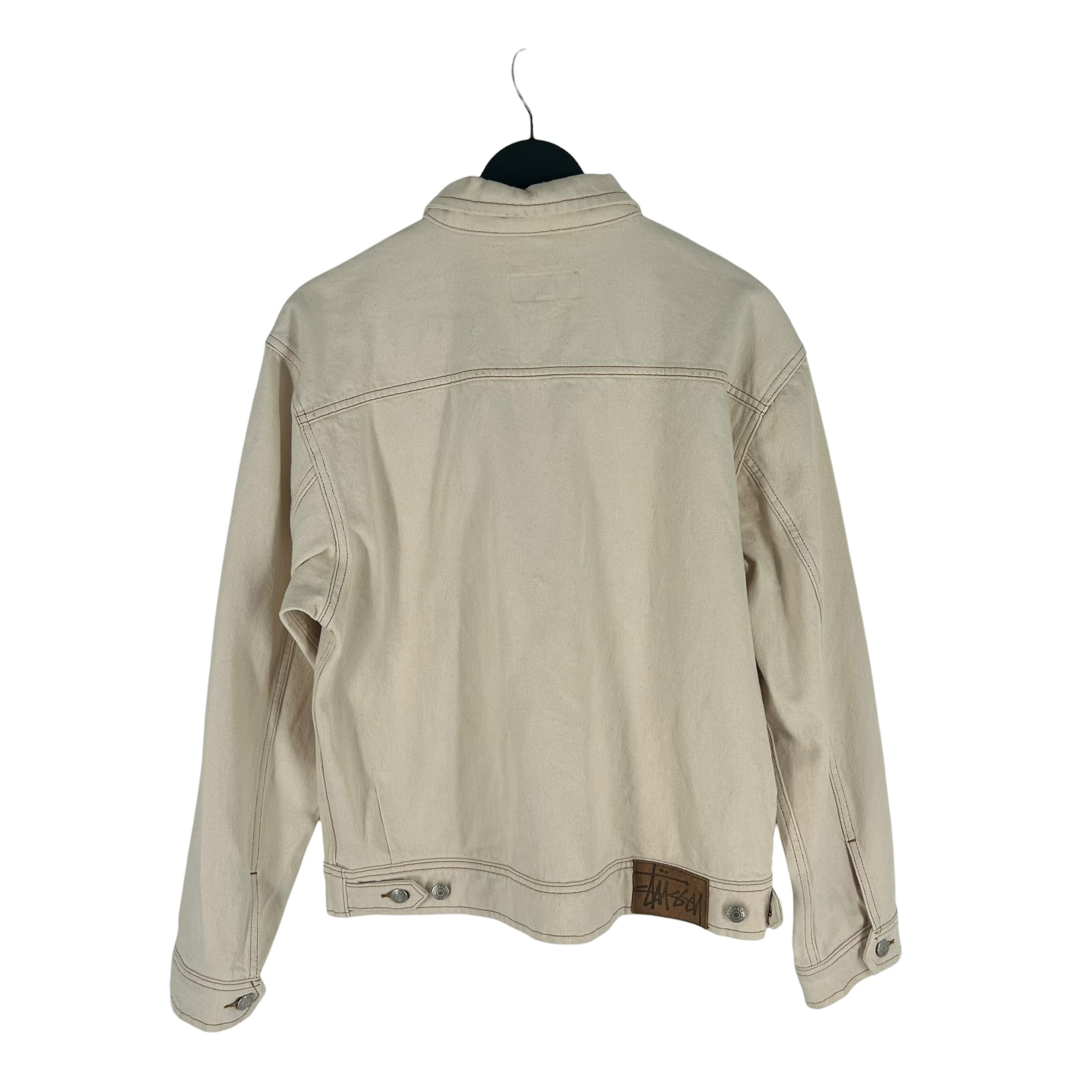 STUSSY/Jacket/M/CRM/WORKGEAER YLW STCHING view 2