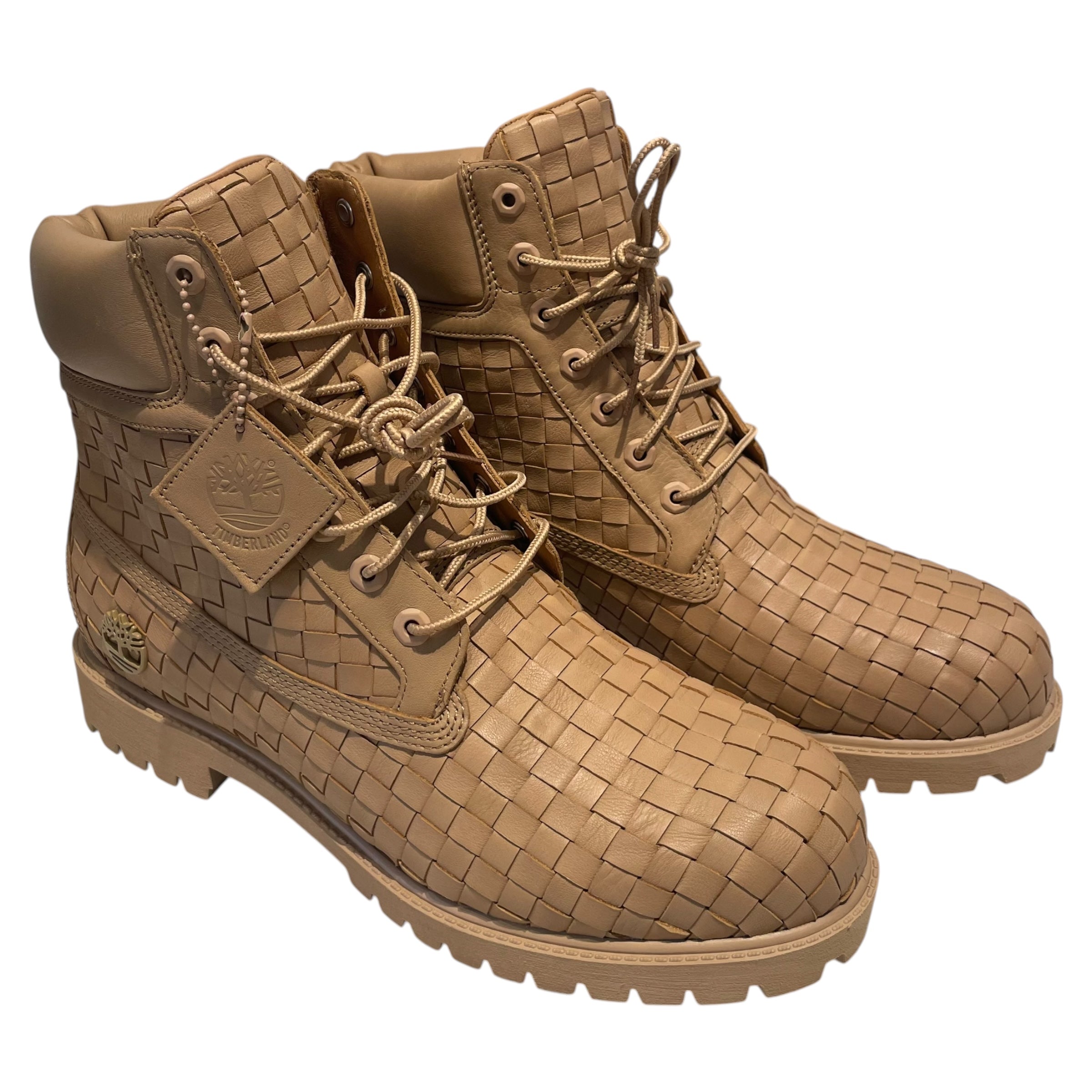 Timberland/Boots/US 11.5/Leather/BEG/woven quilted view 1