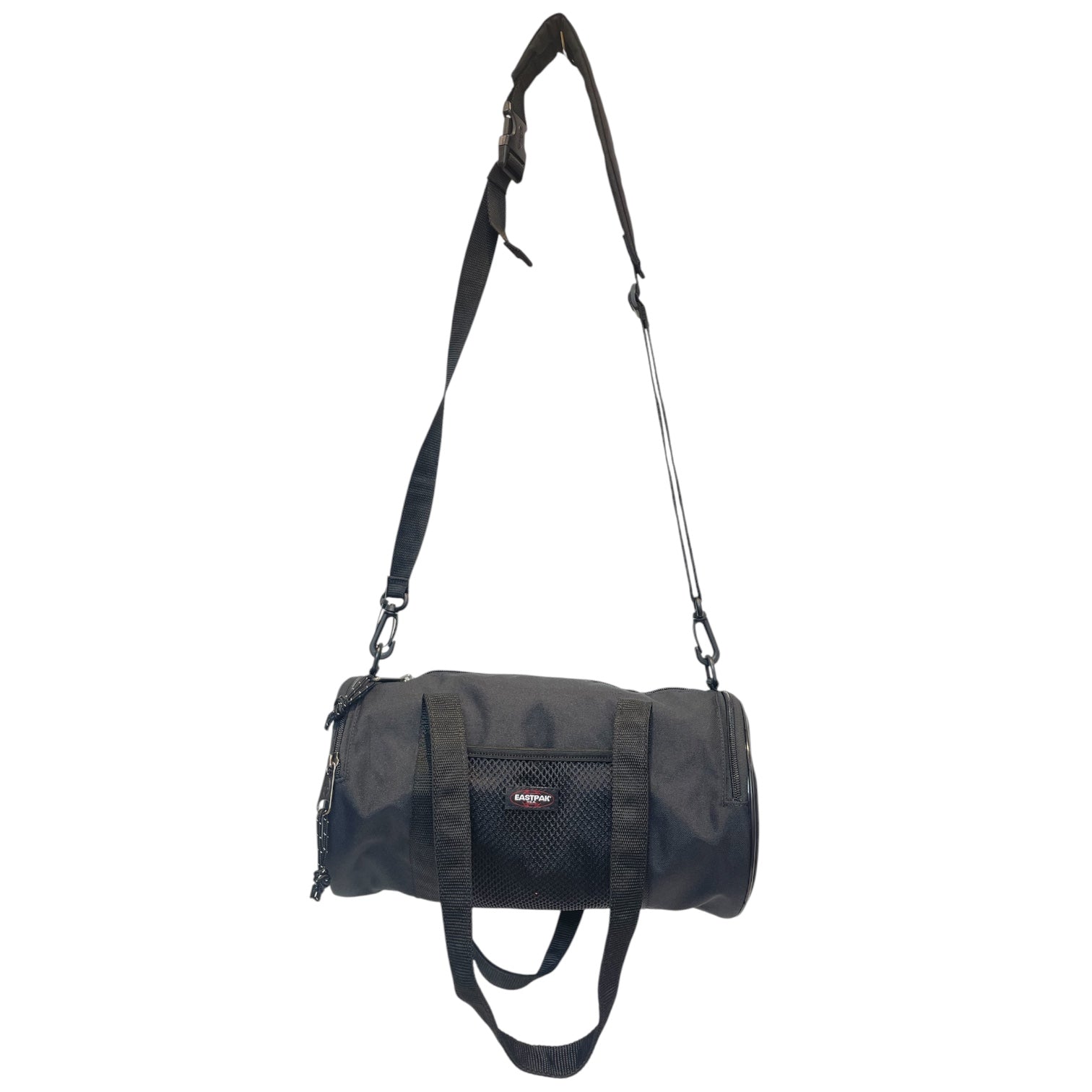 Telfar/EASTPAK/Bag/Nylon/BLK/mesh pockets in front view 1