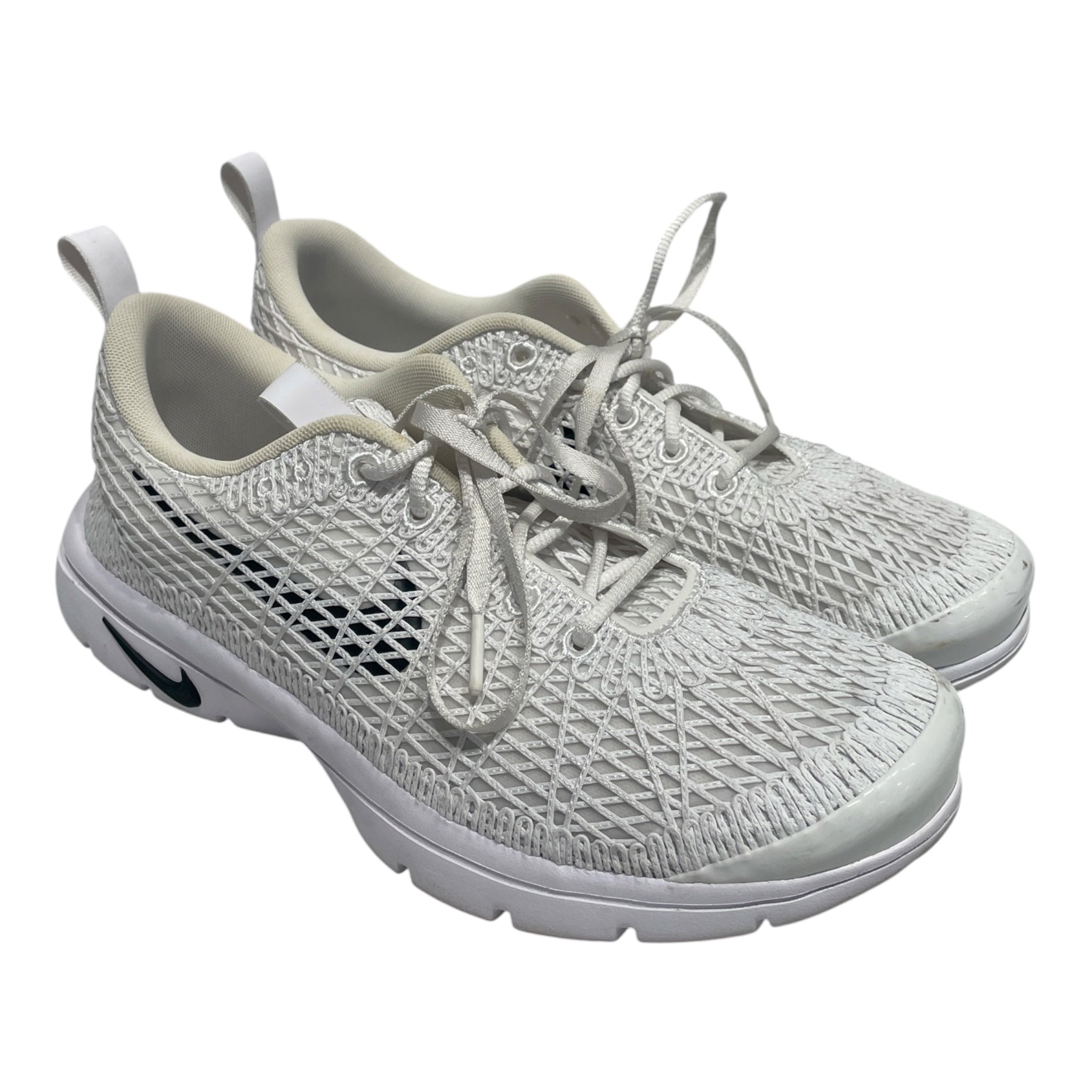 NIKE/X COMME DES GARCONS HOMME PLUS AIR REJUVEN8/Low-Sneakers/US 9/Polyester/WHT/IF0364-100 view 1