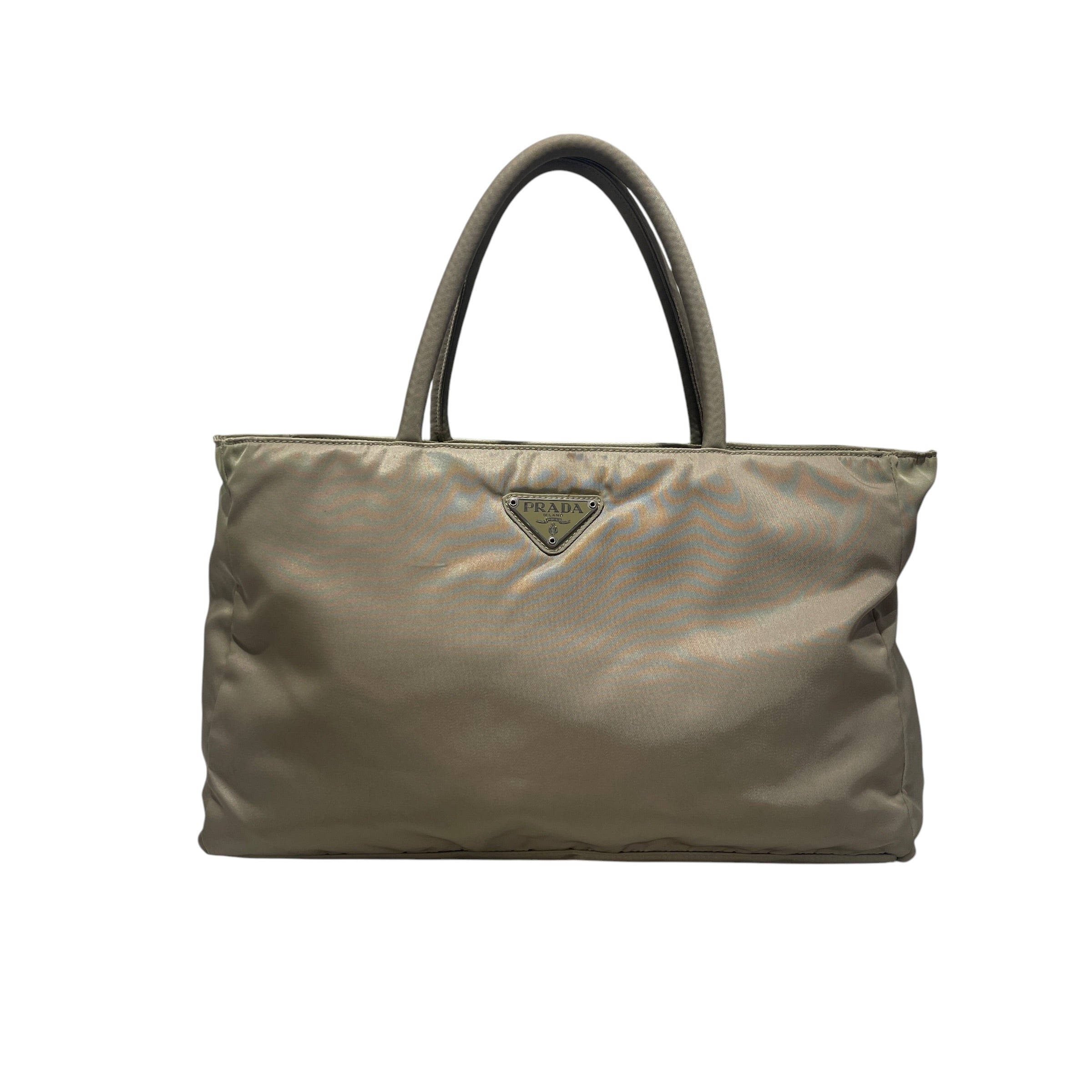 PRADA/Hand Bag/Nylon/KHK/TESSUTO NYLON BAG view 1