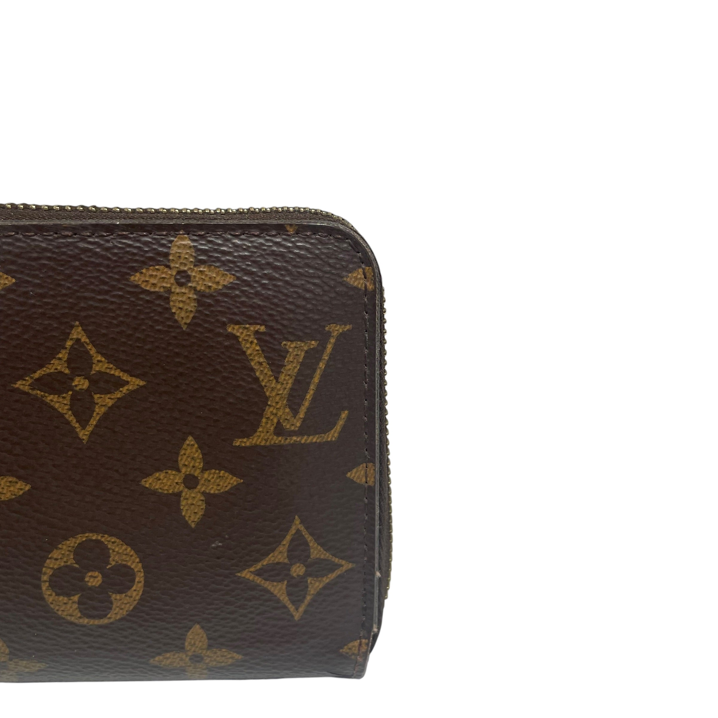LOUIS VUITTON/Long Wallet/Monogram/Leather/BRW/L's/Zippy Wallet Long view 6