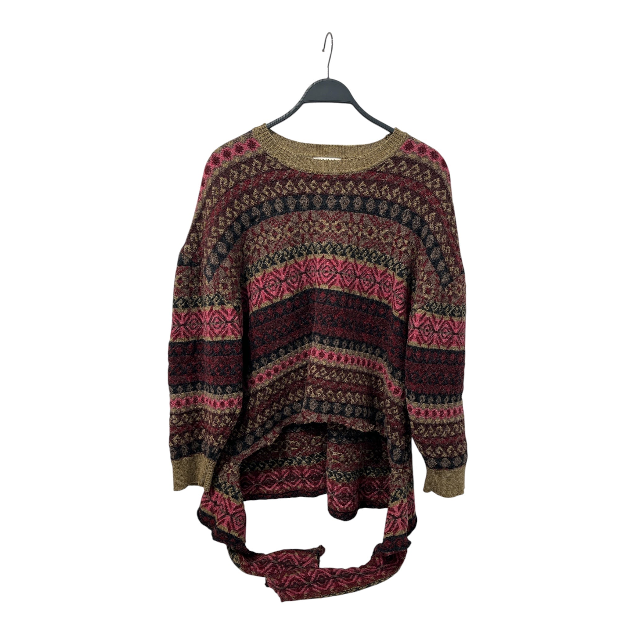 BALENCIAGA/Sweater/38/Stripe/Wool/GRN/2016 PATTERNED SWEATER view 1