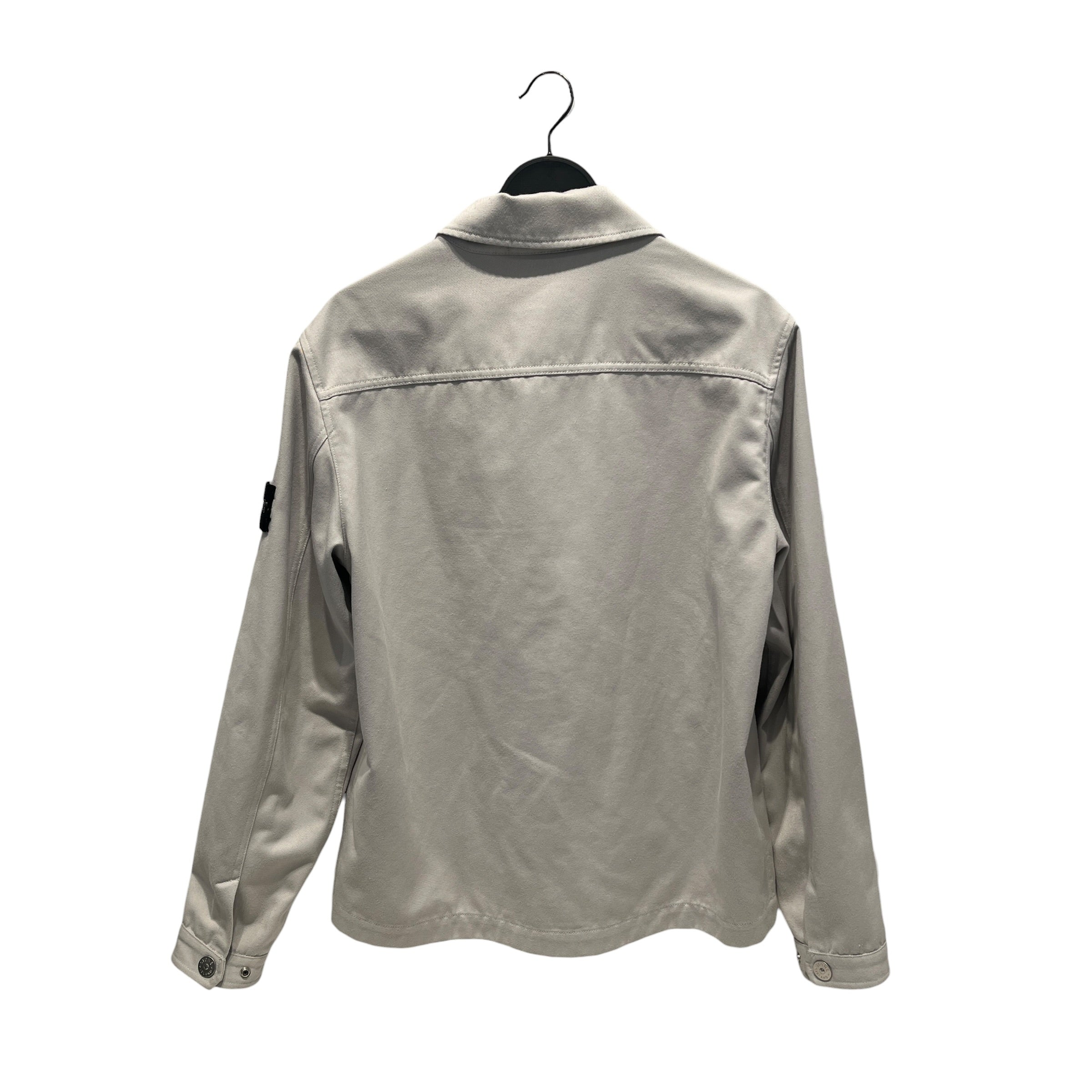 STONE ISLAND/Jacket/L/Cotton/BEG/R-GABARDINE OVERSHIRT DOVE GRY view 2