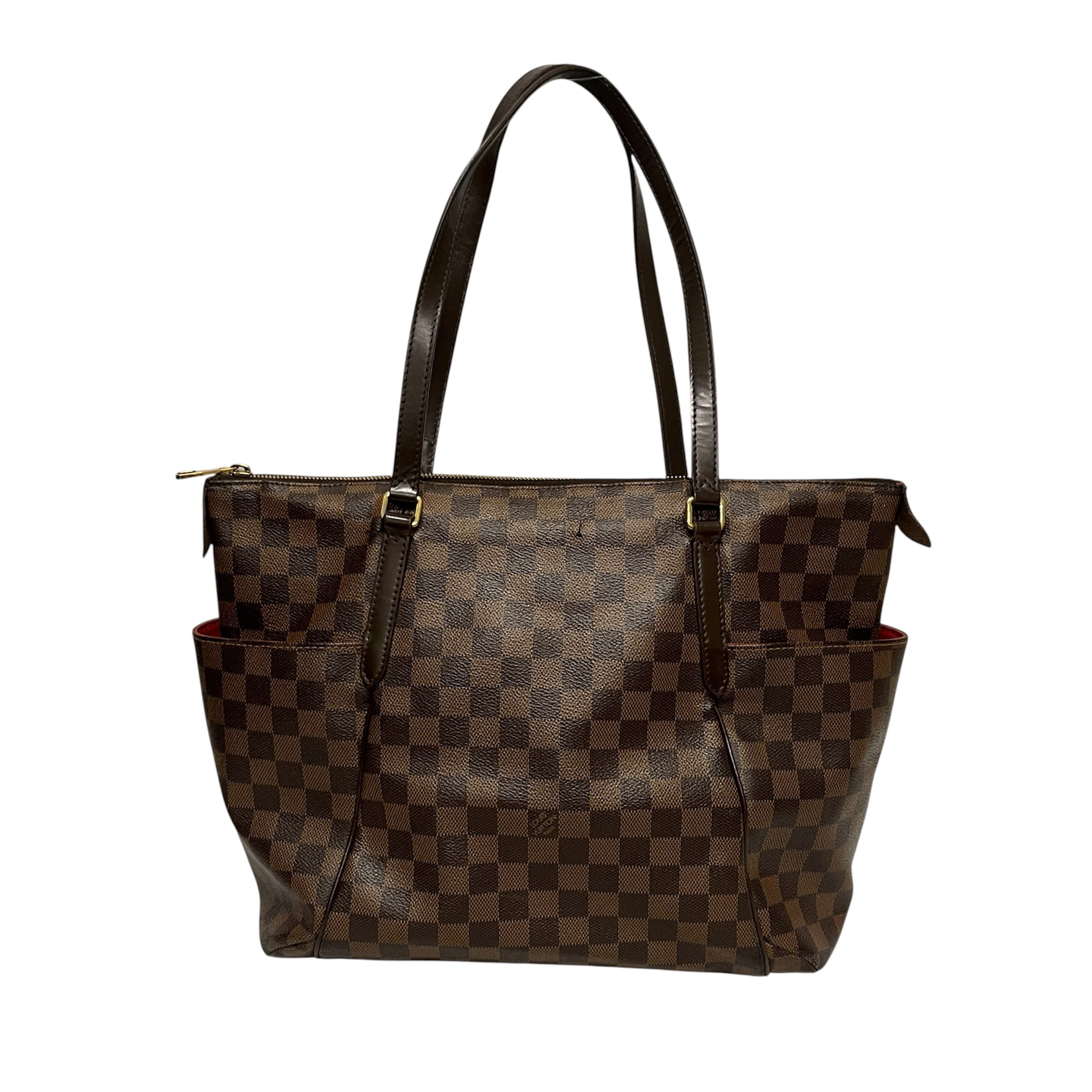 LOUIS VUITTON/Hand Bag/Monogram/Leather/BRW/TOTALLY MM DAMIER EBENE view 2