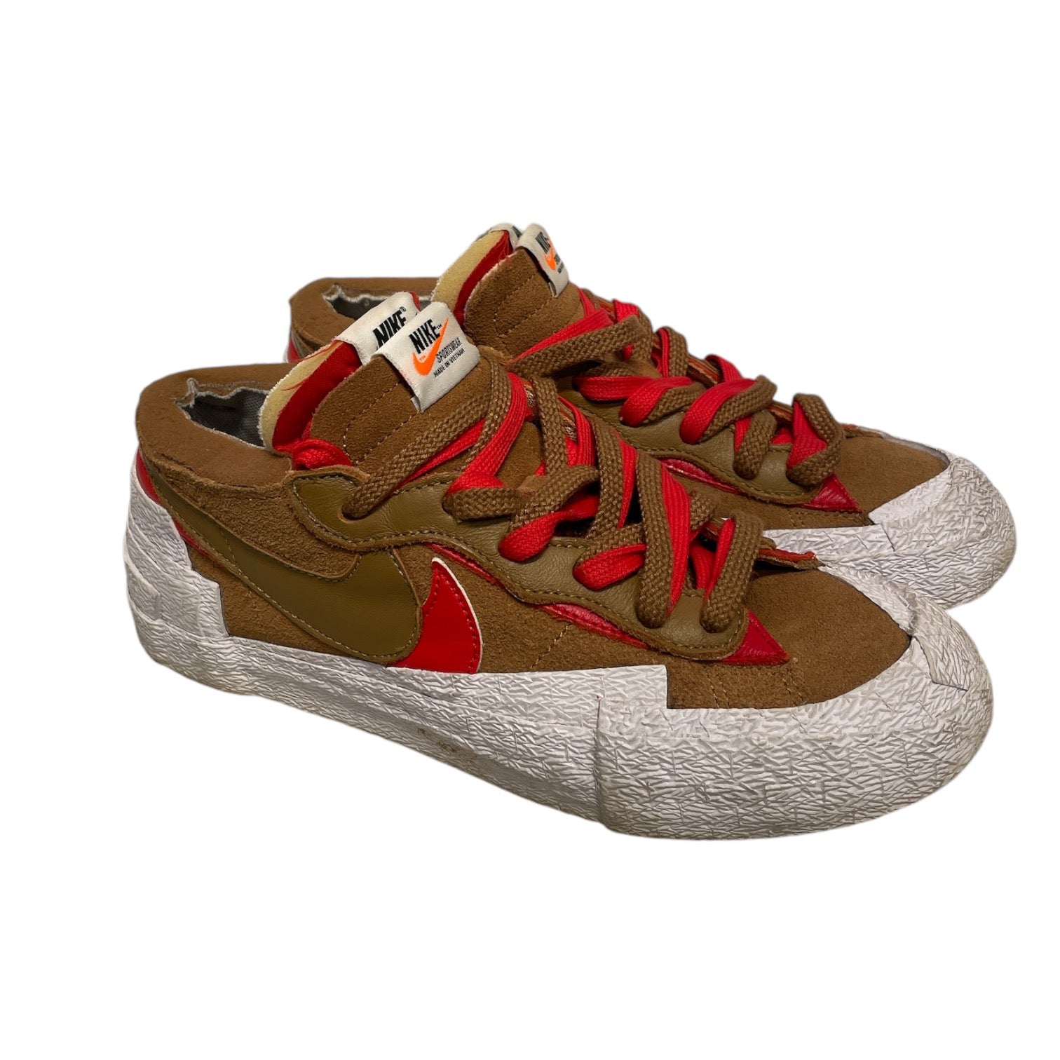 NIKE/Sacai/Low-Sneakers/US 6.5/Suede/CML/BRITTISH TAN view 1