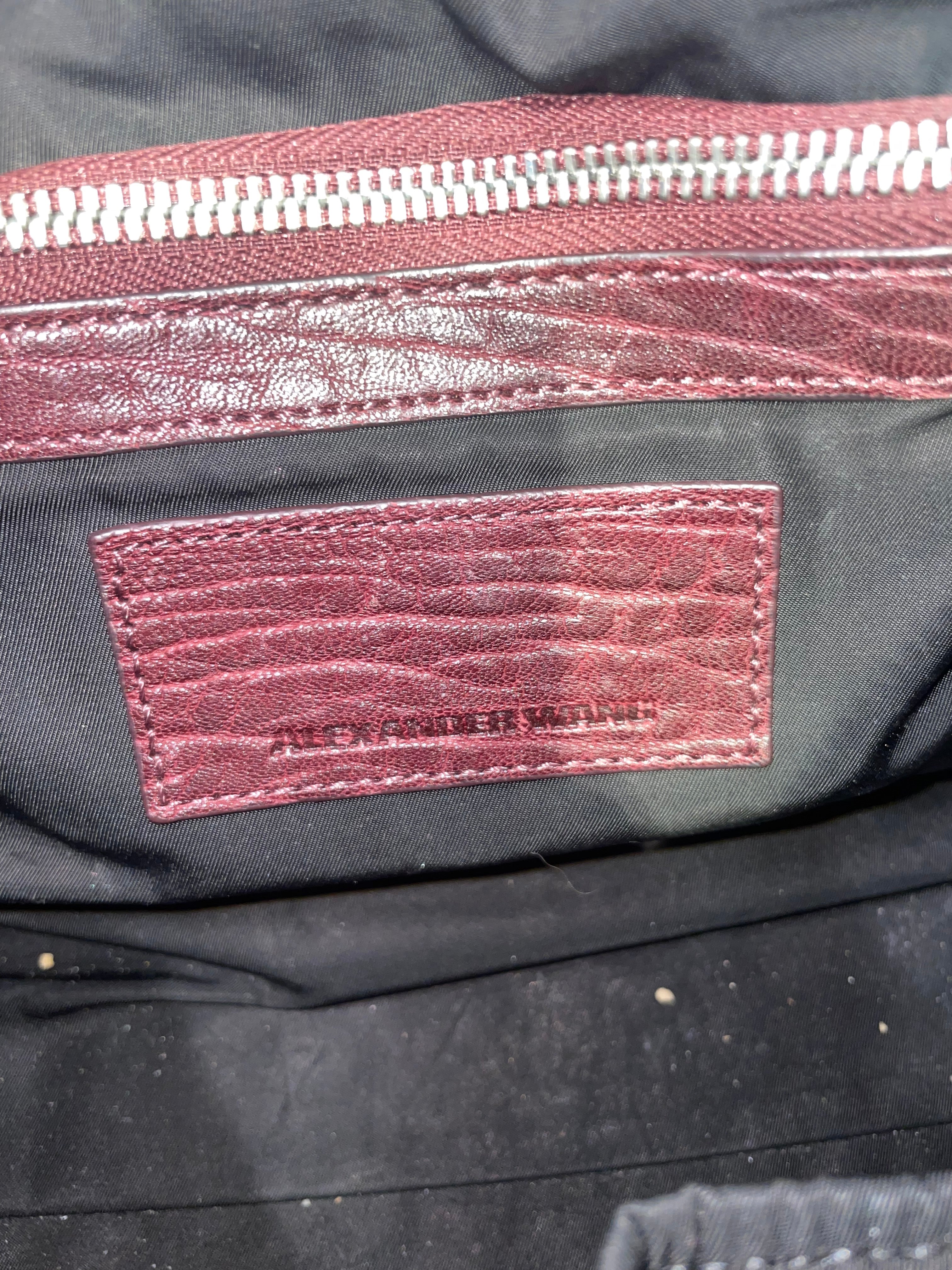 Alexander Wang/Hand Bag/Animal Pattern/Leather/BRD/crocodile pattern view 6