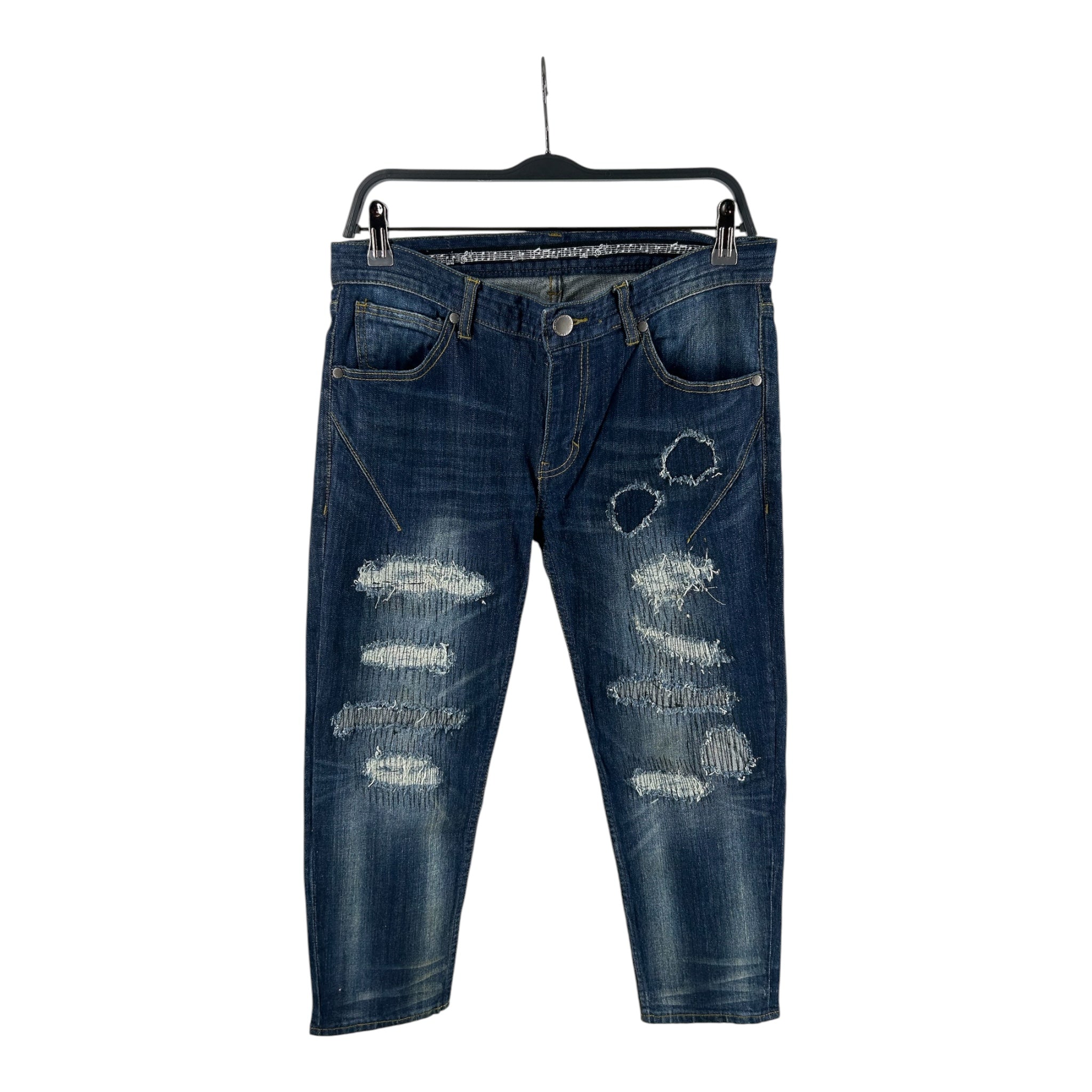 NUMBER (N)INE/Straight Pants/M/Cotton/BLU/03-6666-4321 view 1