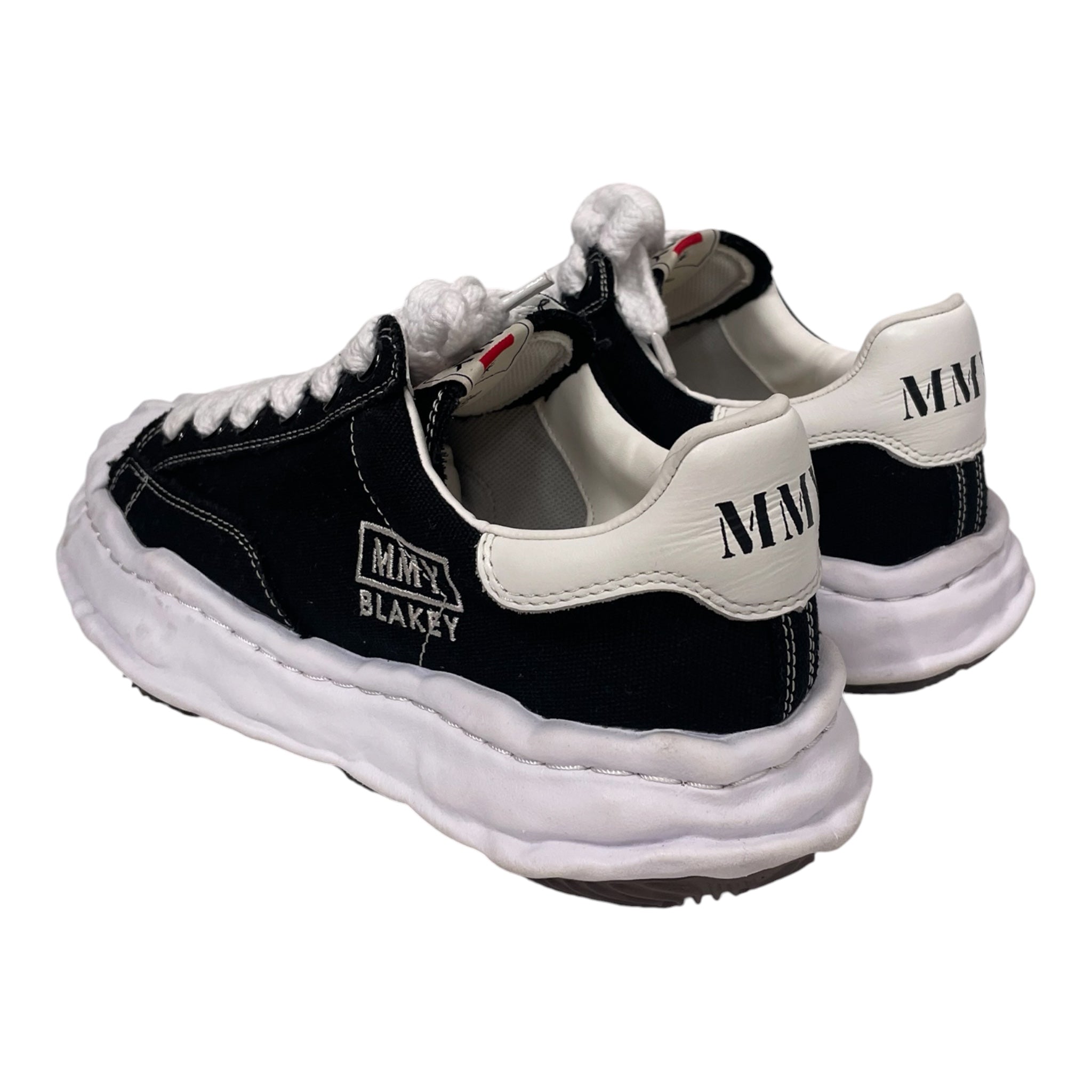 MIHARA YASUHIRO/Low-Sneakers/EU 41/Cotton/BLK/ view 2