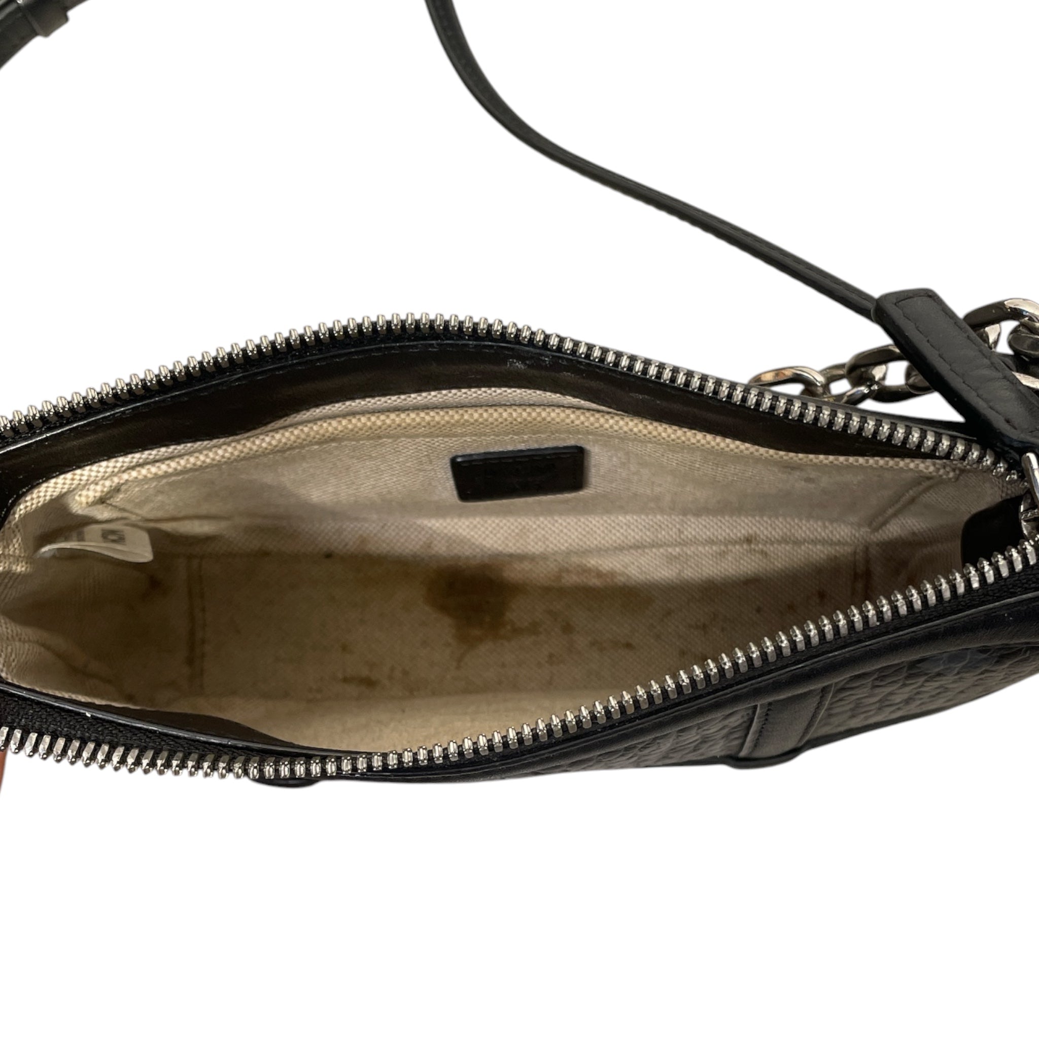 MCM/Cross Body Bag/Monogram/Leather/BLK/AREN VISETOS view 3